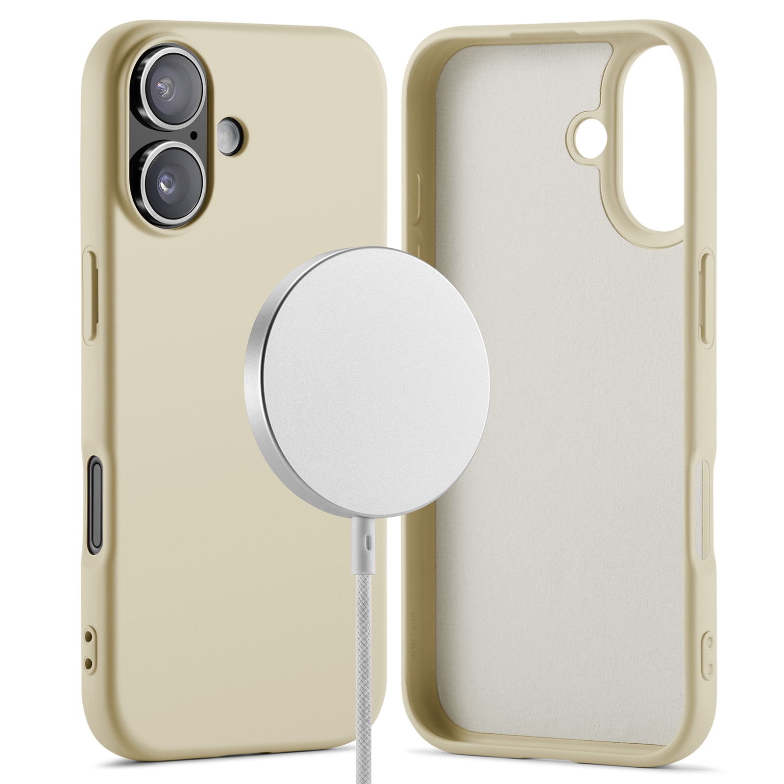 iPhone 17 TPU Case MagSafe Beige