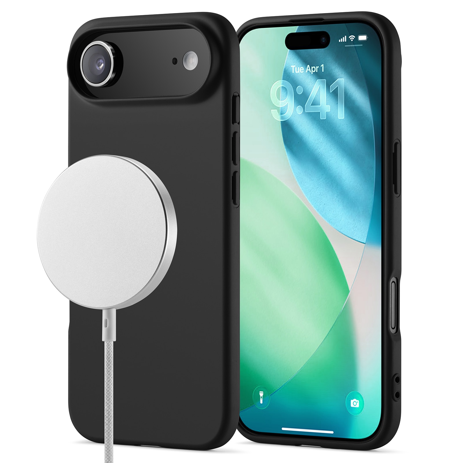 iPhone 17 Air TPU Case MagSafe Zwart