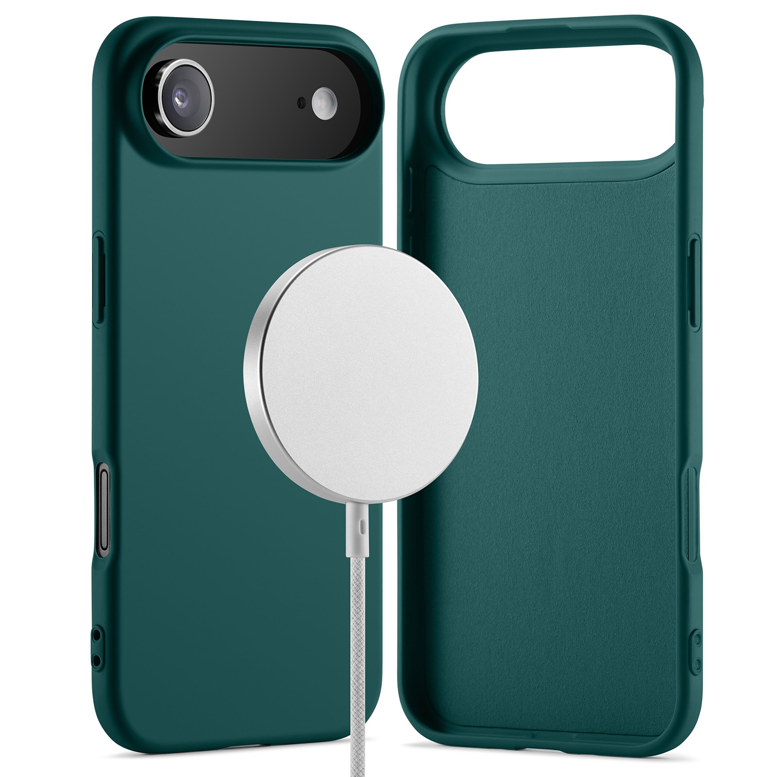 iPhone 17 Air TPU Case MagSafe Donkergroen