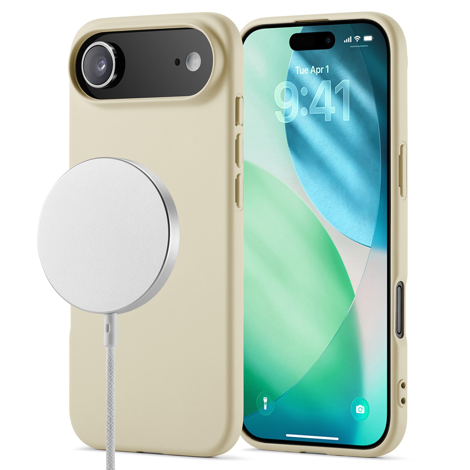 iPhone 17 Air TPU Case MagSafe Beige
