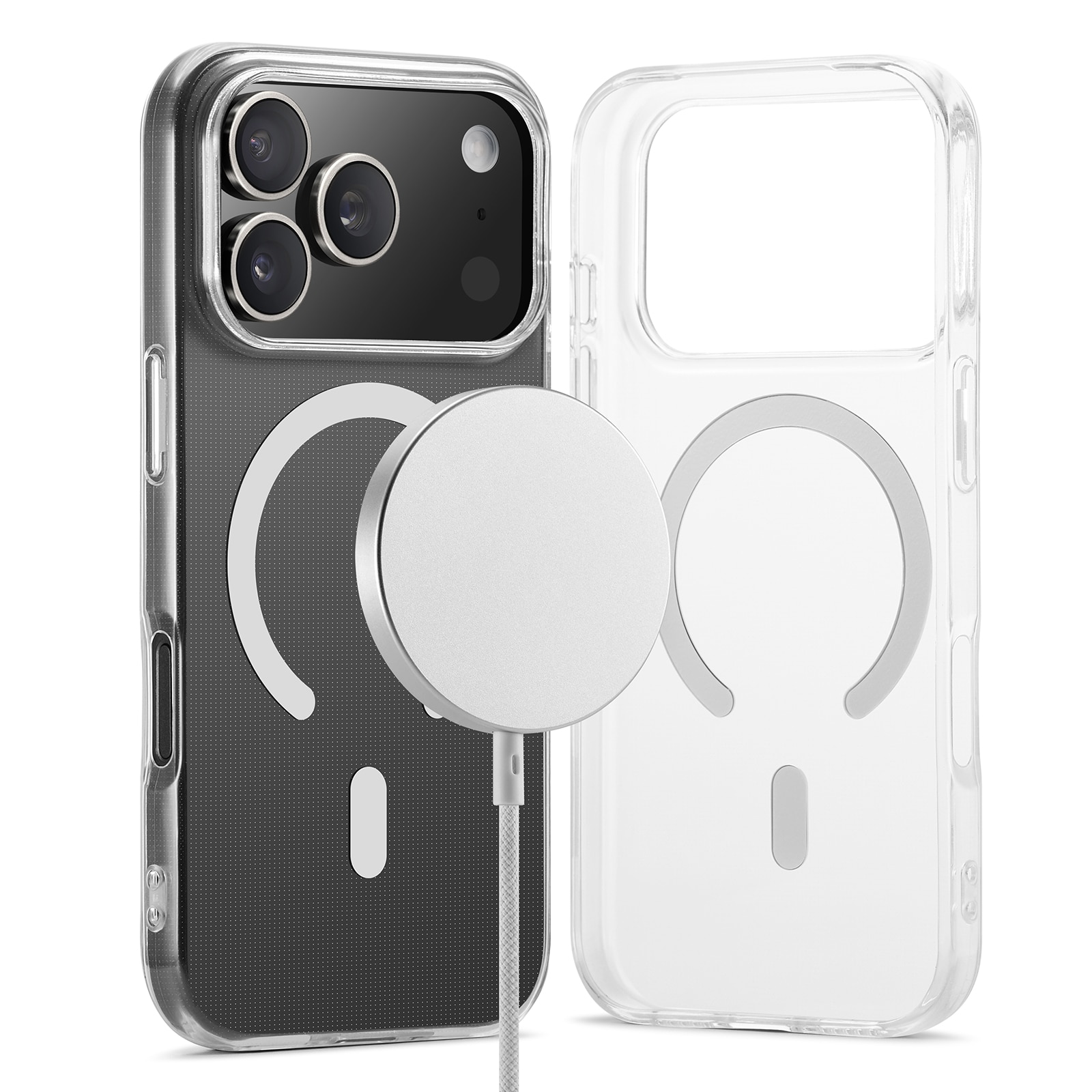 TPU Case MagSafe iPhone 17 Pro Transparant