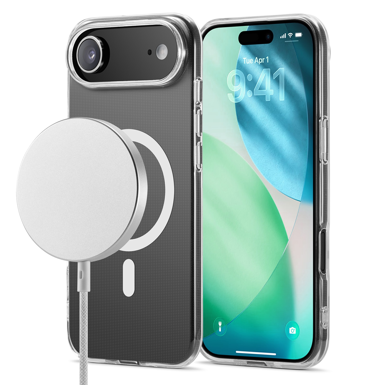 TPU Case MagSafe iPhone 17 Air Transparant