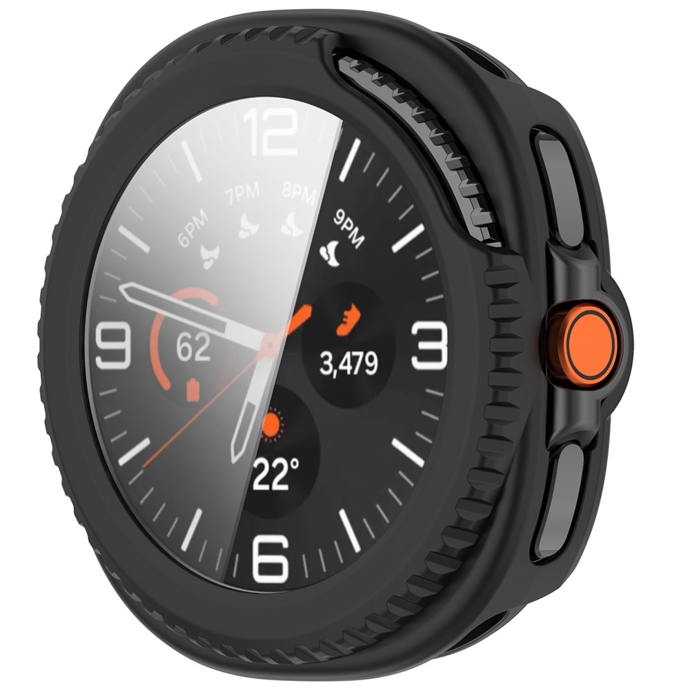 Full Cover Case Samsung Galaxy Watch 8 Classic Zwart