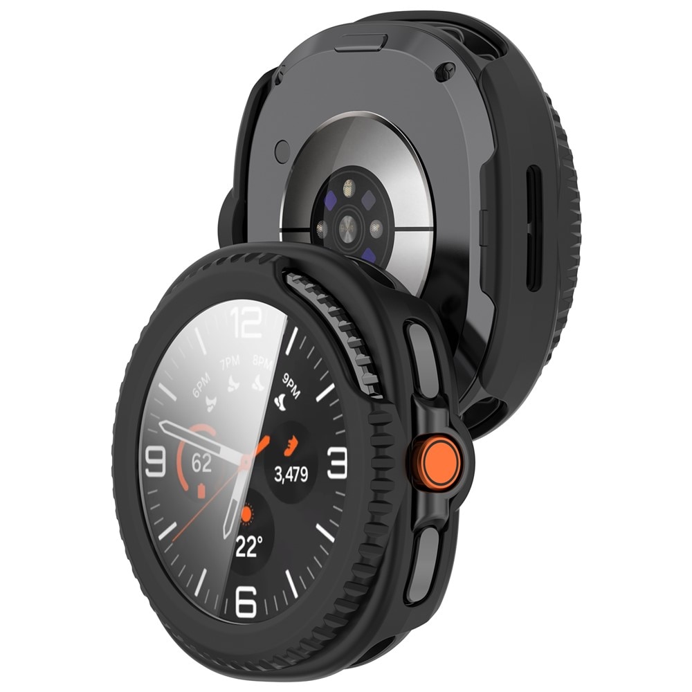 Full Cover Case Samsung Galaxy Watch 8 Classic Zwart