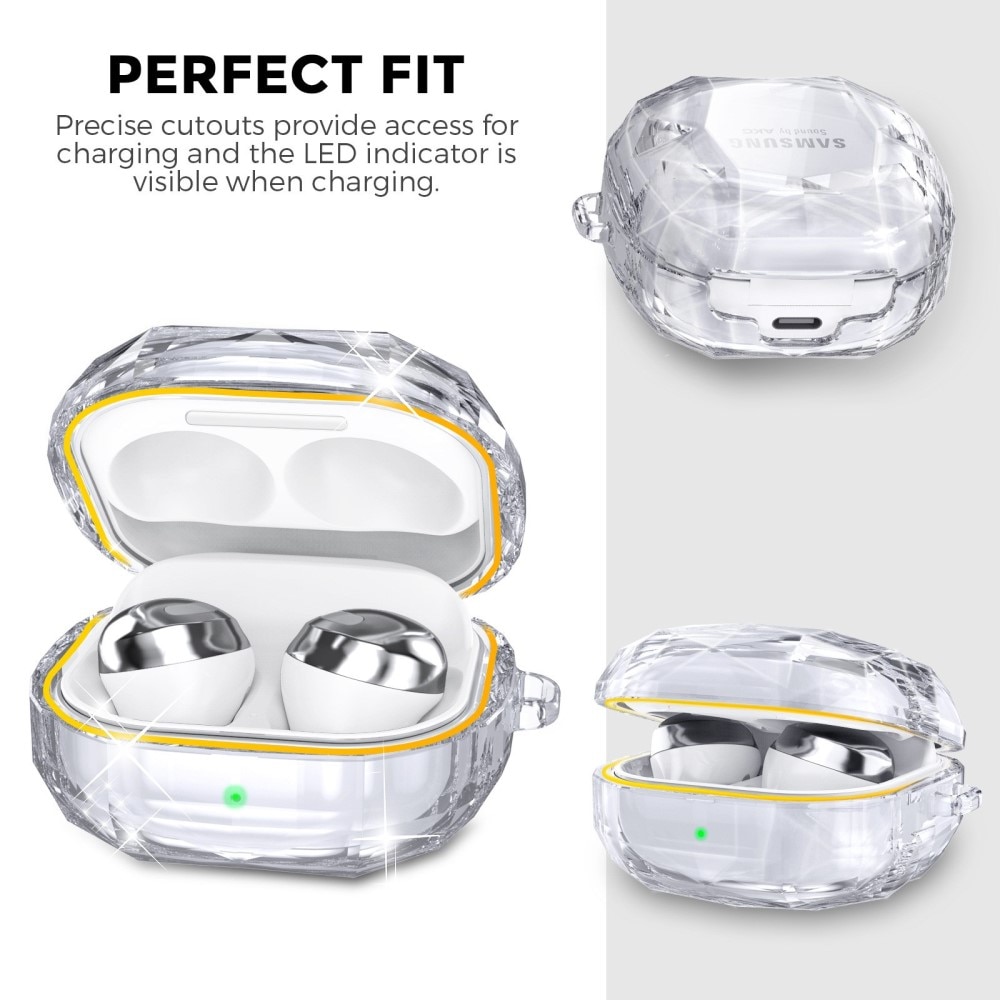 Diamond Case Samsung Galaxy Buds FE transparant