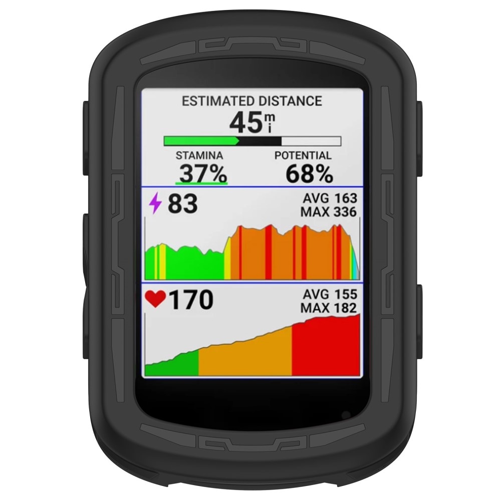 Garmin Edge 840 /540 Siliconen hoesje zwart