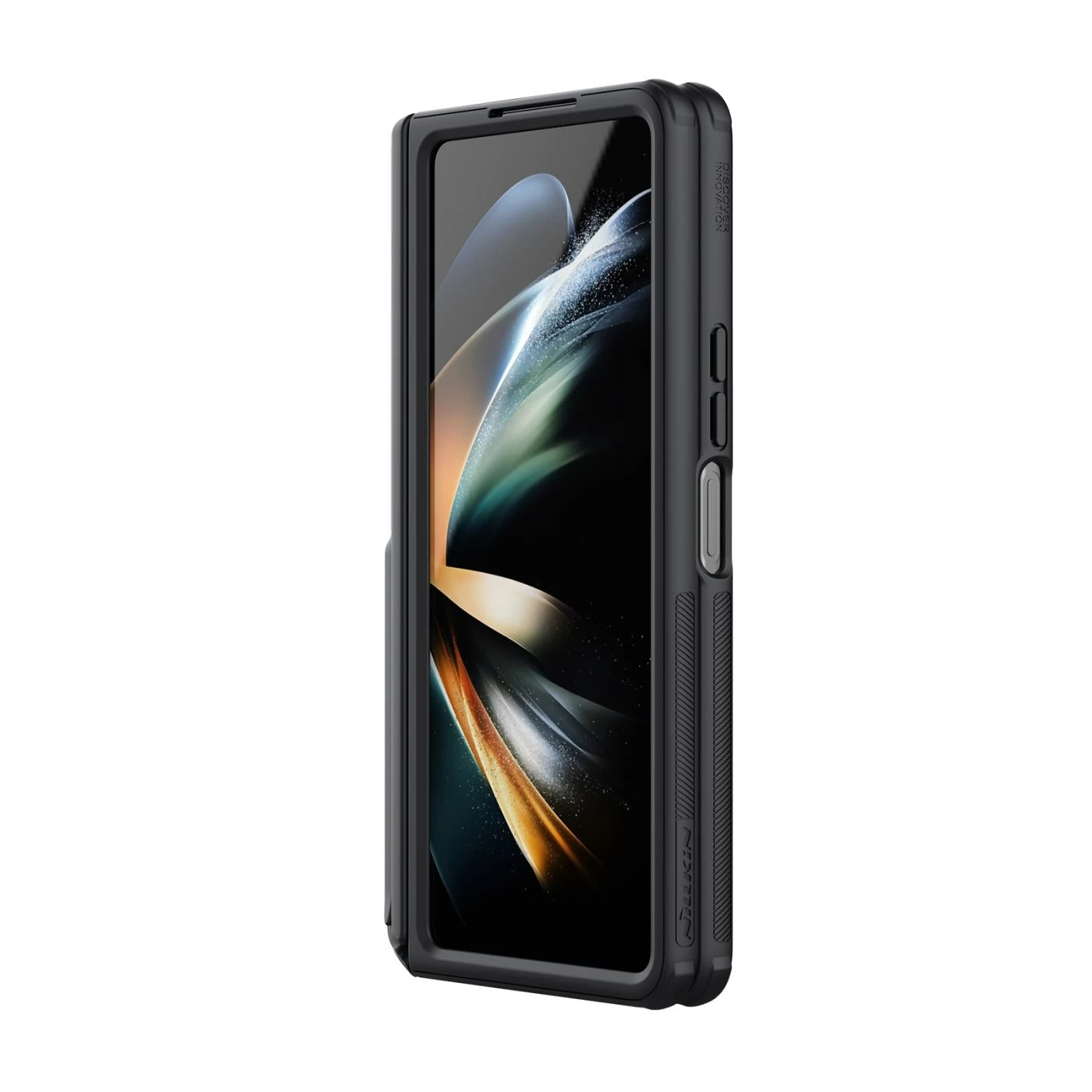 Super Frosted Shield Fold with Kickstand Samsung Galaxy Z Fold 5 zwart