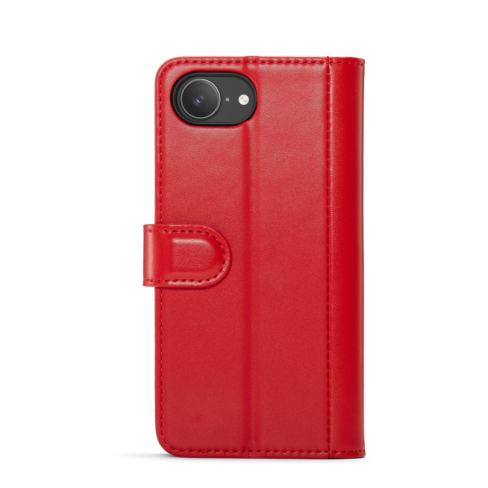 iPhone 16e Echt lederen hoesje Rood