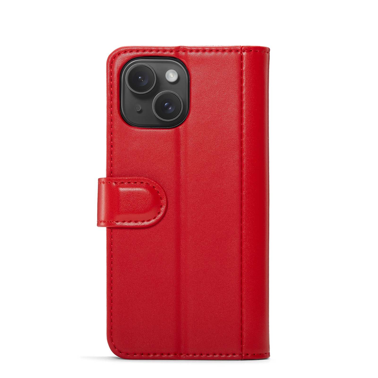 iPhone 13 Echt lederen hoesje Rood