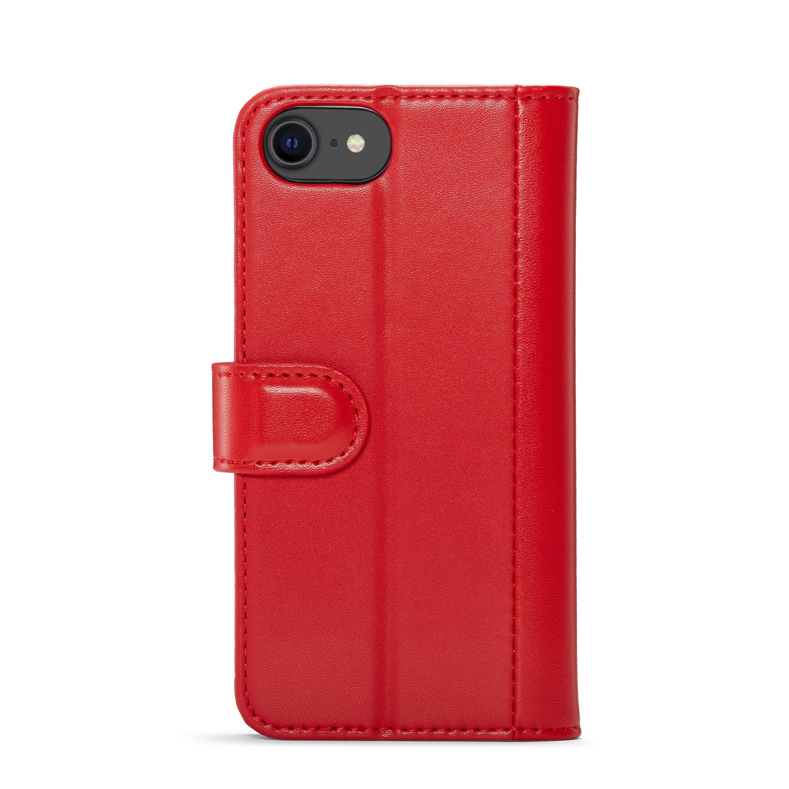 iPhone 8 Echt lederen hoesje Rood