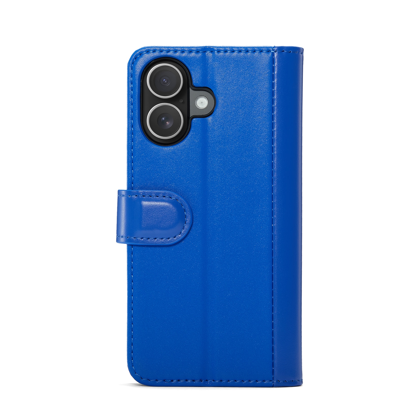 iPhone 16 Echt lederen hoesje Blauw