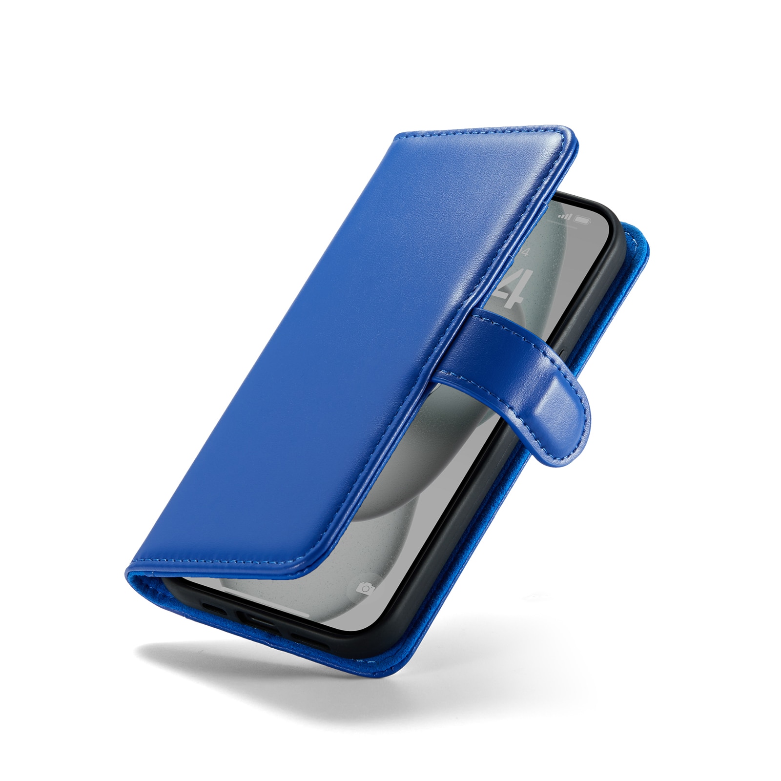 iPhone 13 Echt lederen hoesje Blauw
