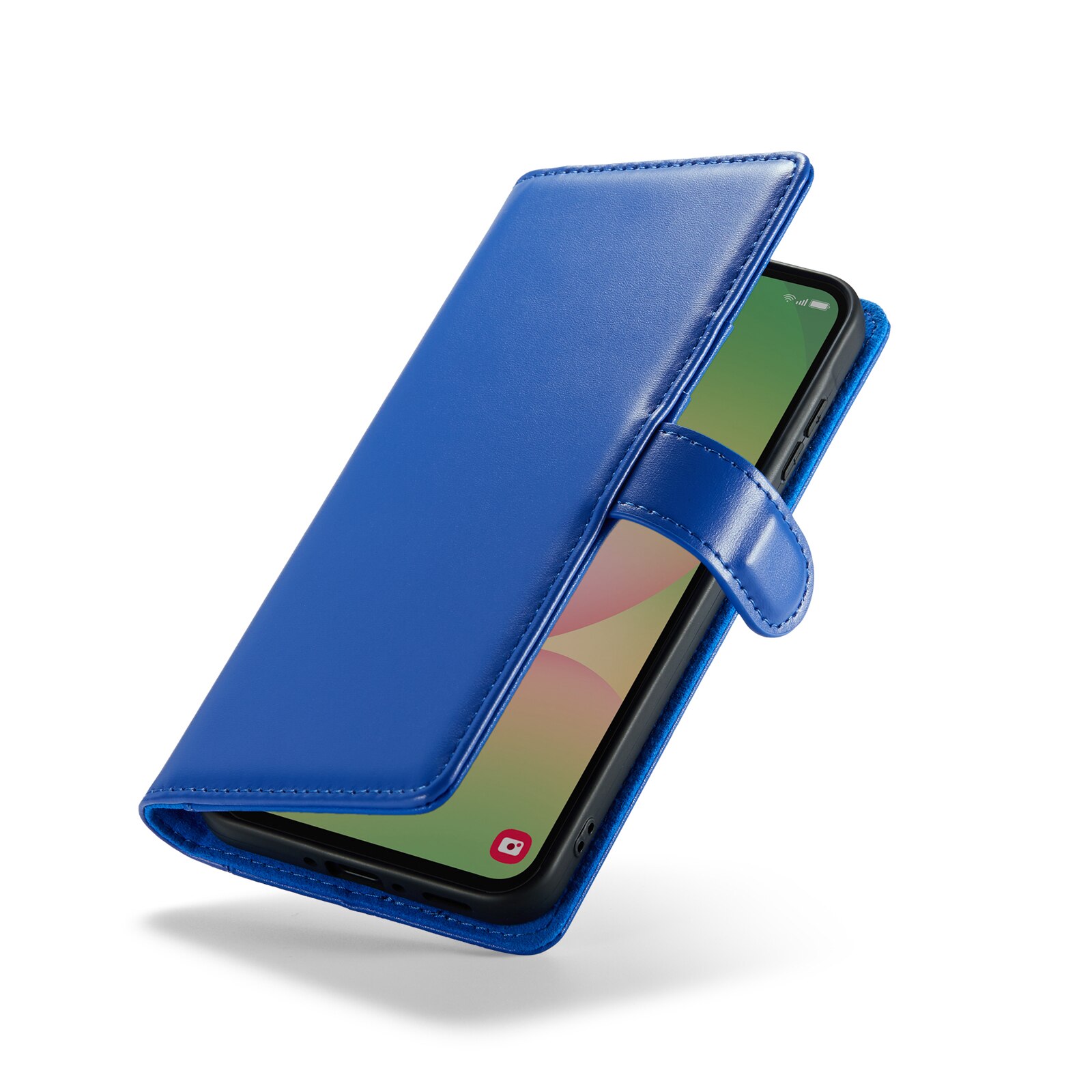 Samsung Galaxy A56 Echt lederen hoesje Blauw