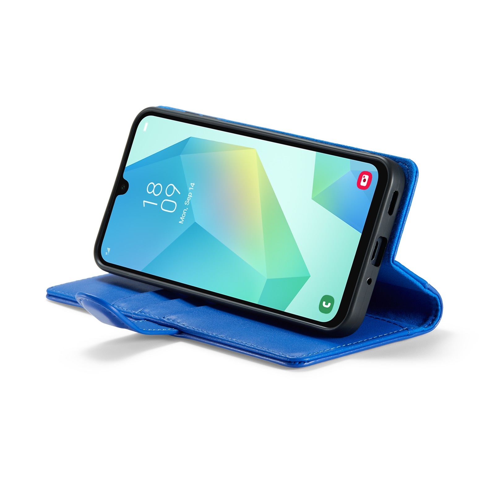 Samsung Galaxy A16 Echt lederen hoesje Blauw