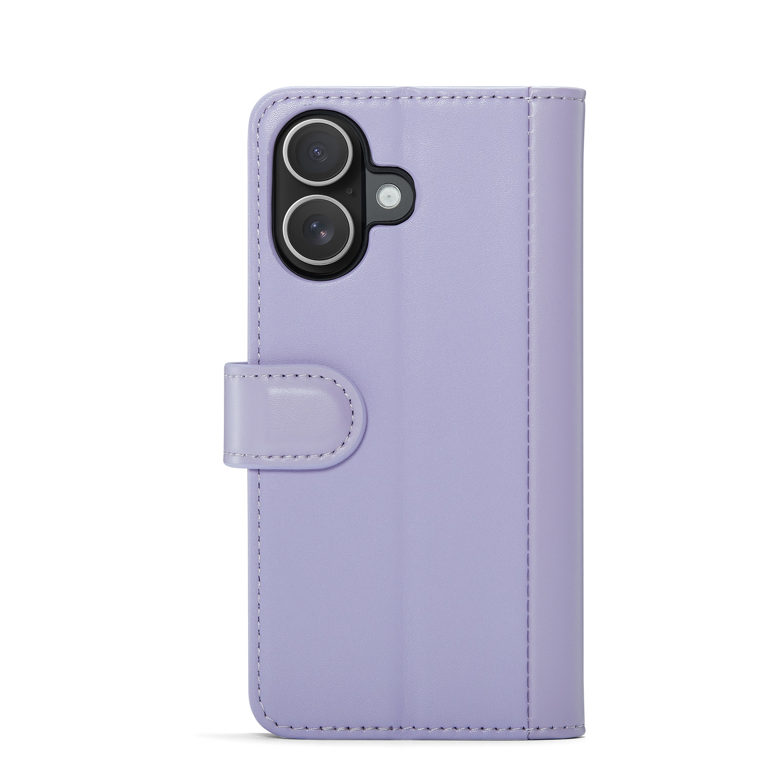 iPhone 16 Echt lederen hoesje Paars