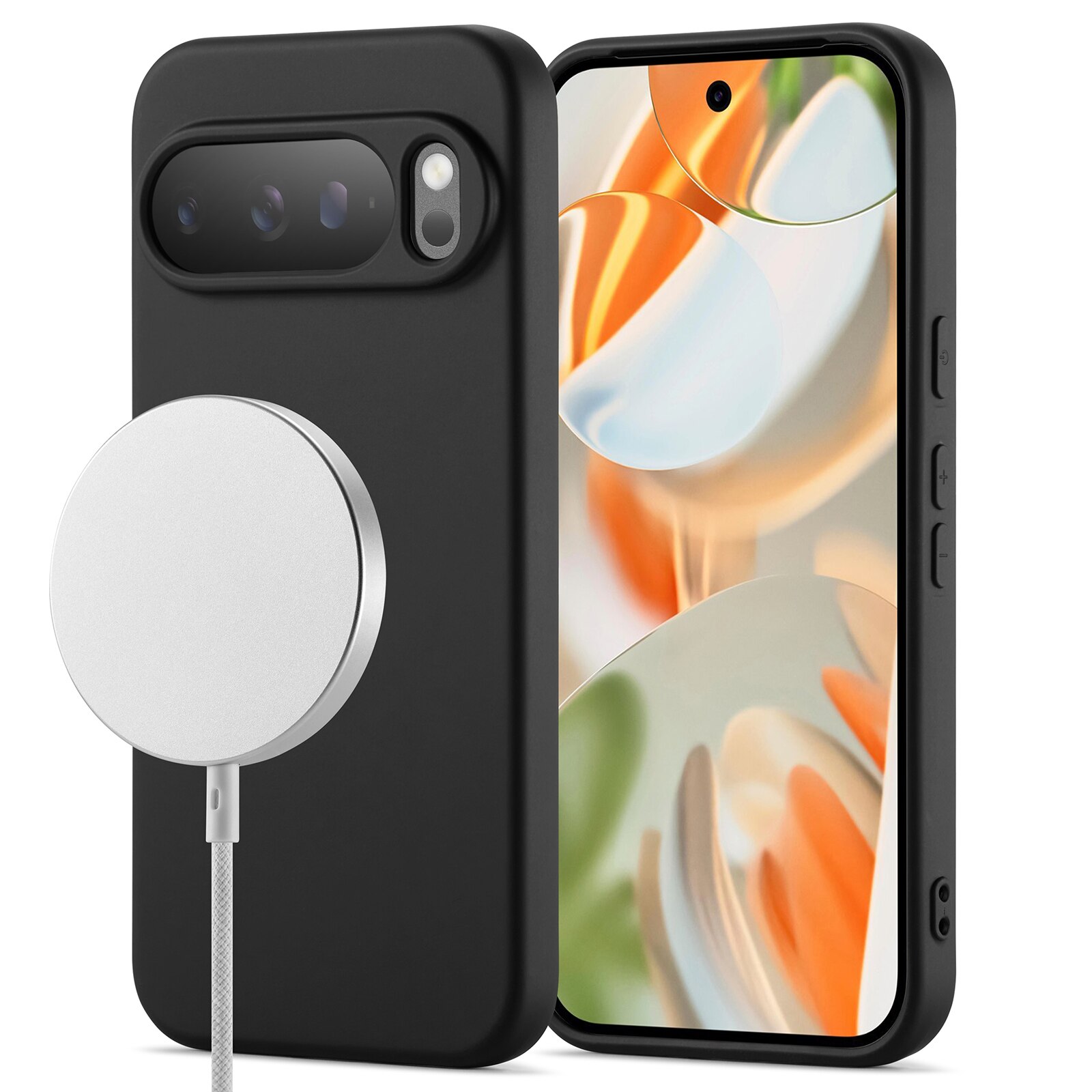 Google Pixel 10 TPU Case MagSafe Zwart