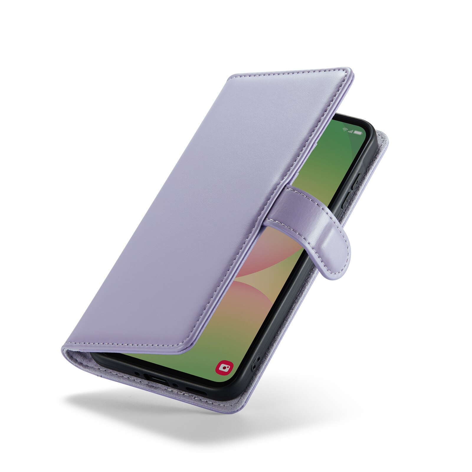 Samsung Galaxy A56 Echt lederen hoesje Paars