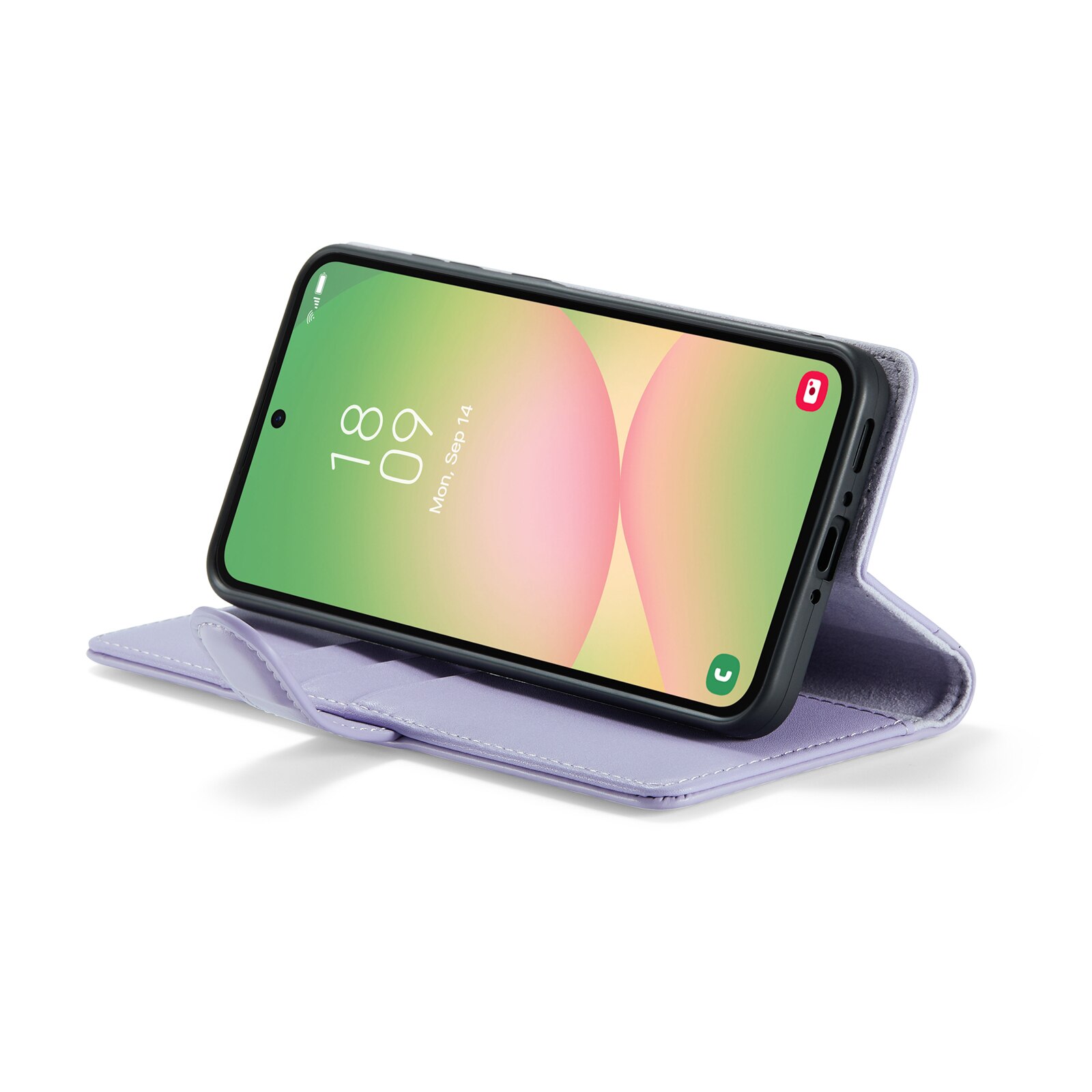 Samsung Galaxy A56 Echt lederen hoesje Paars