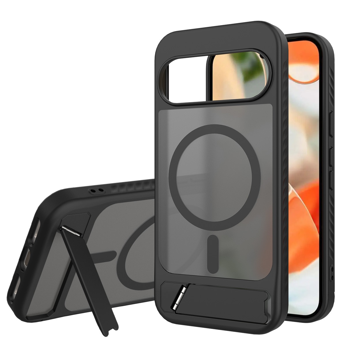 Google Pixel 10 Magnetisch hoesje met standaard Zwart