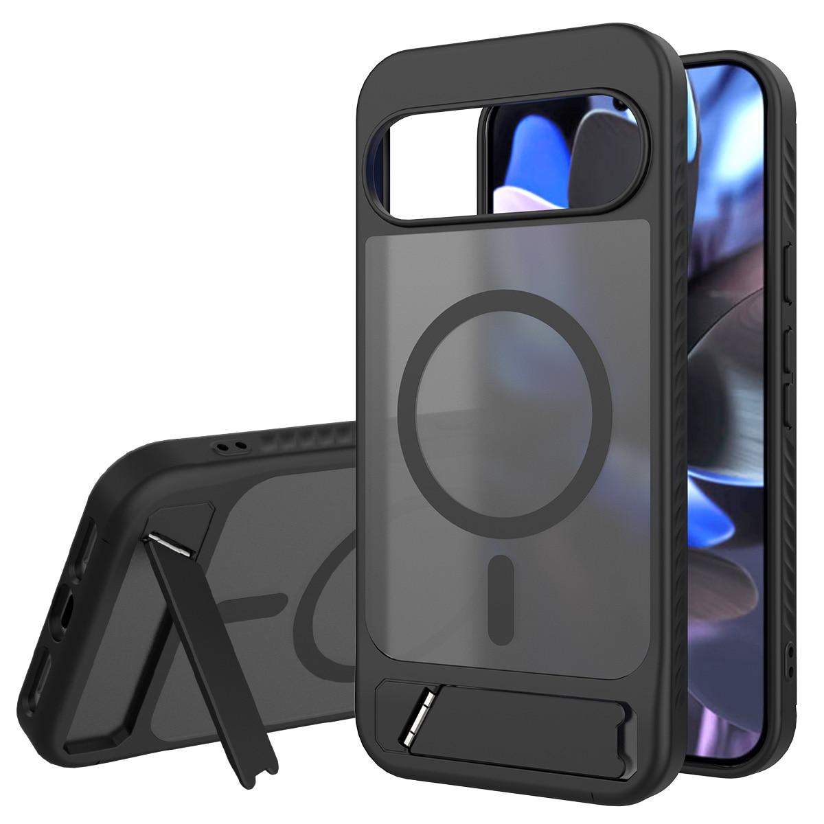 Google Pixel 10 Pro XL Magnetisch hoesje met standaard Zwart