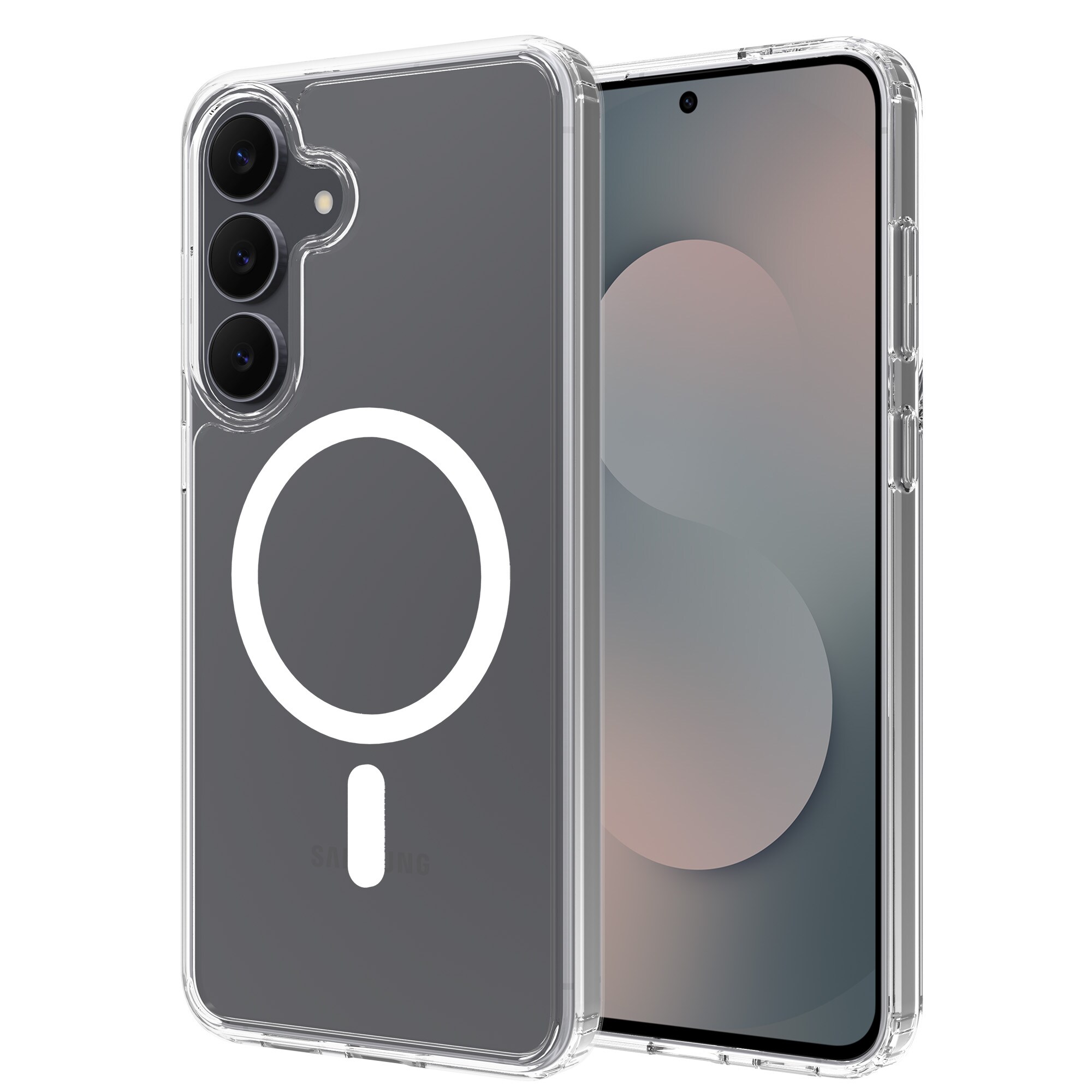 Hybridcase MagSafe Samsung Galaxy S25 FE Transparant