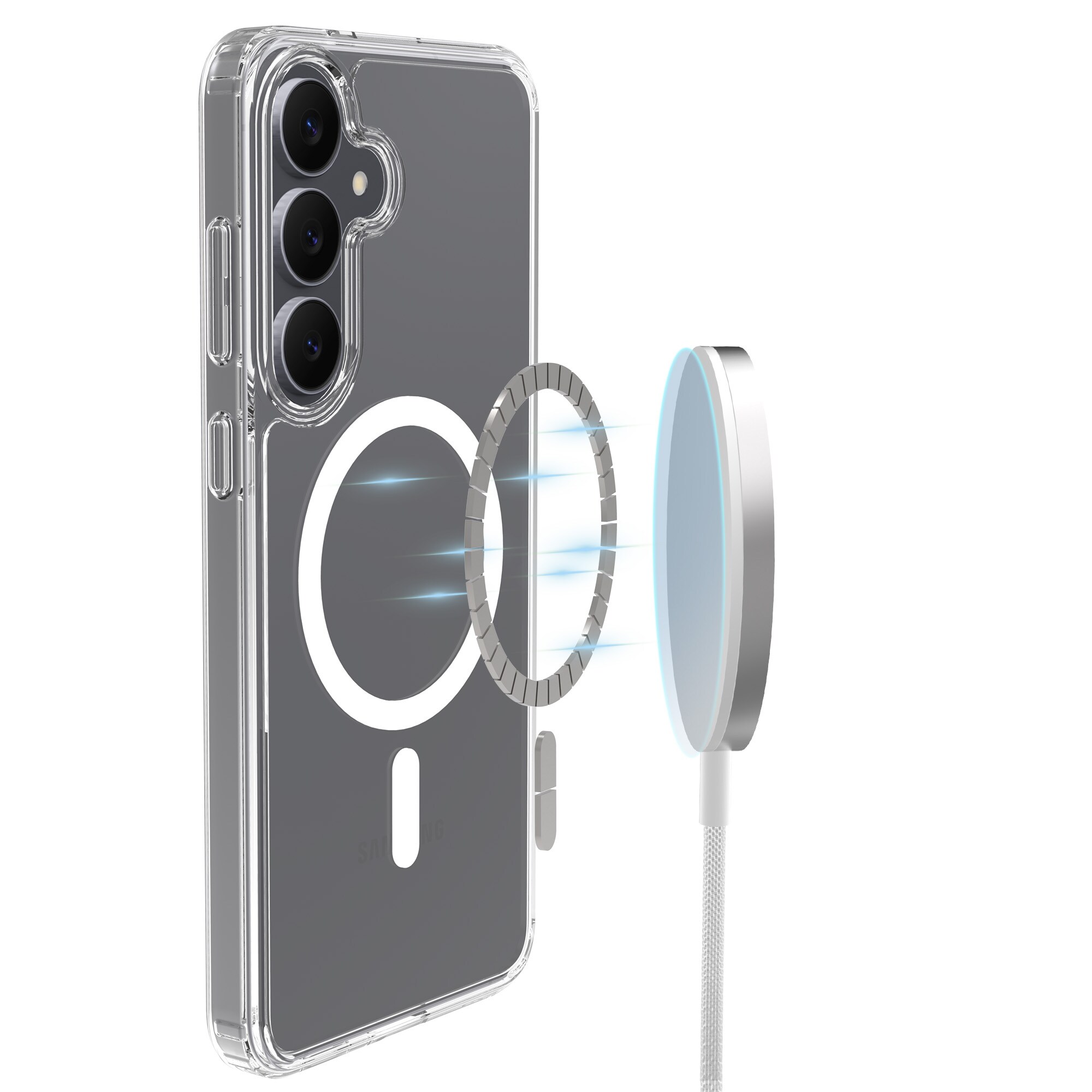 Hybridcase MagSafe Samsung Galaxy S25 FE Transparant