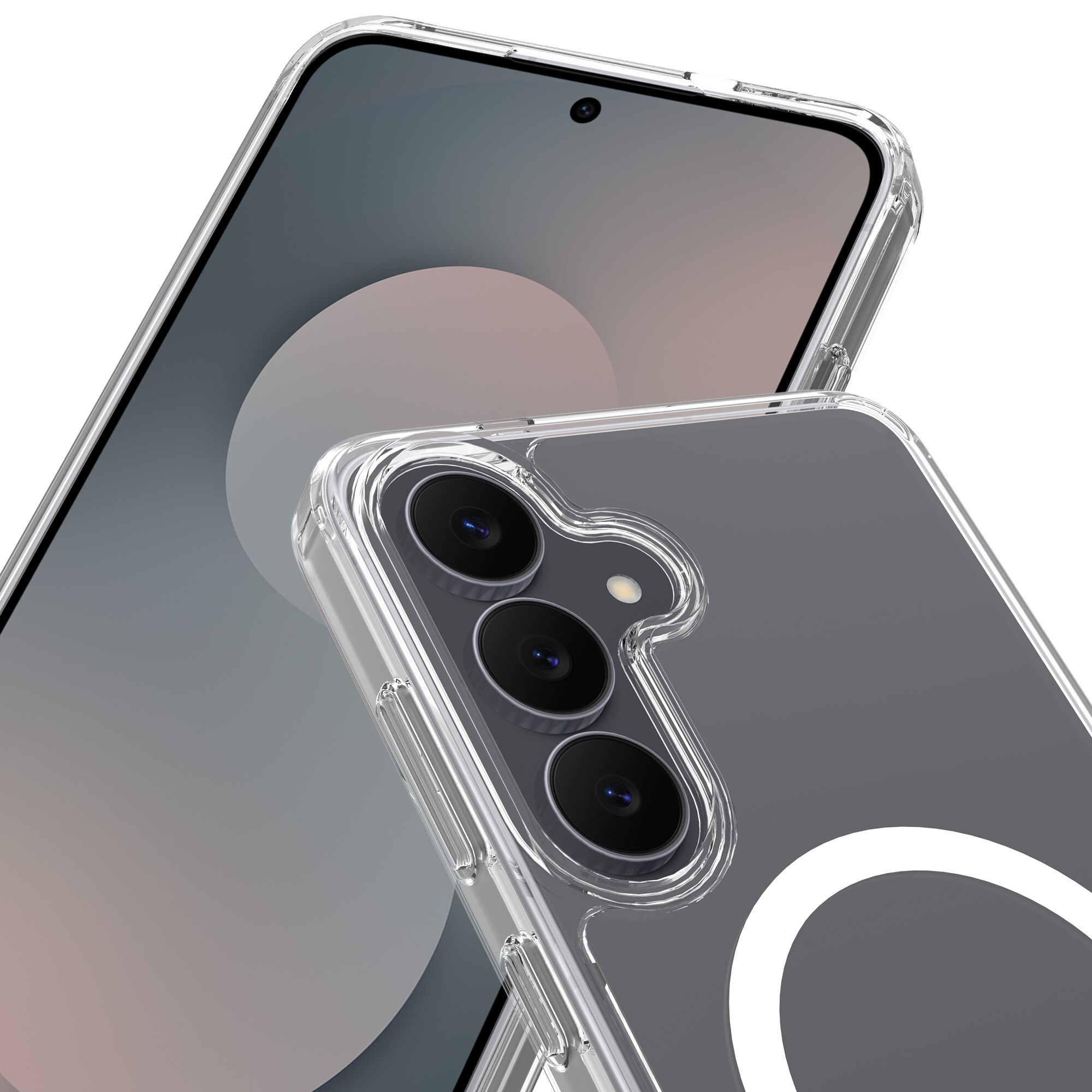 Hybridcase MagSafe Samsung Galaxy S25 FE Transparant