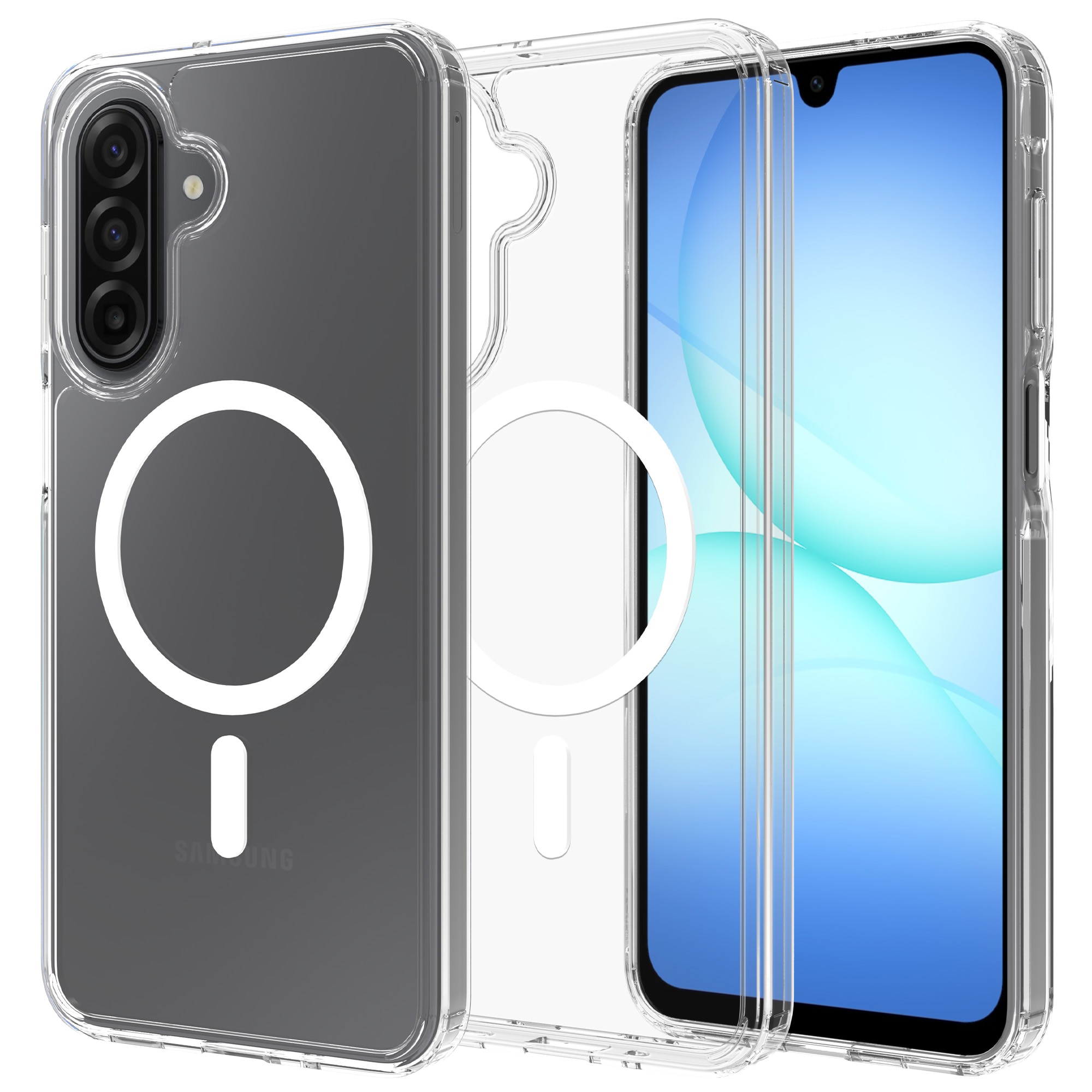 Hybridcase MagSafe Samsung Galaxy A17 Transparant