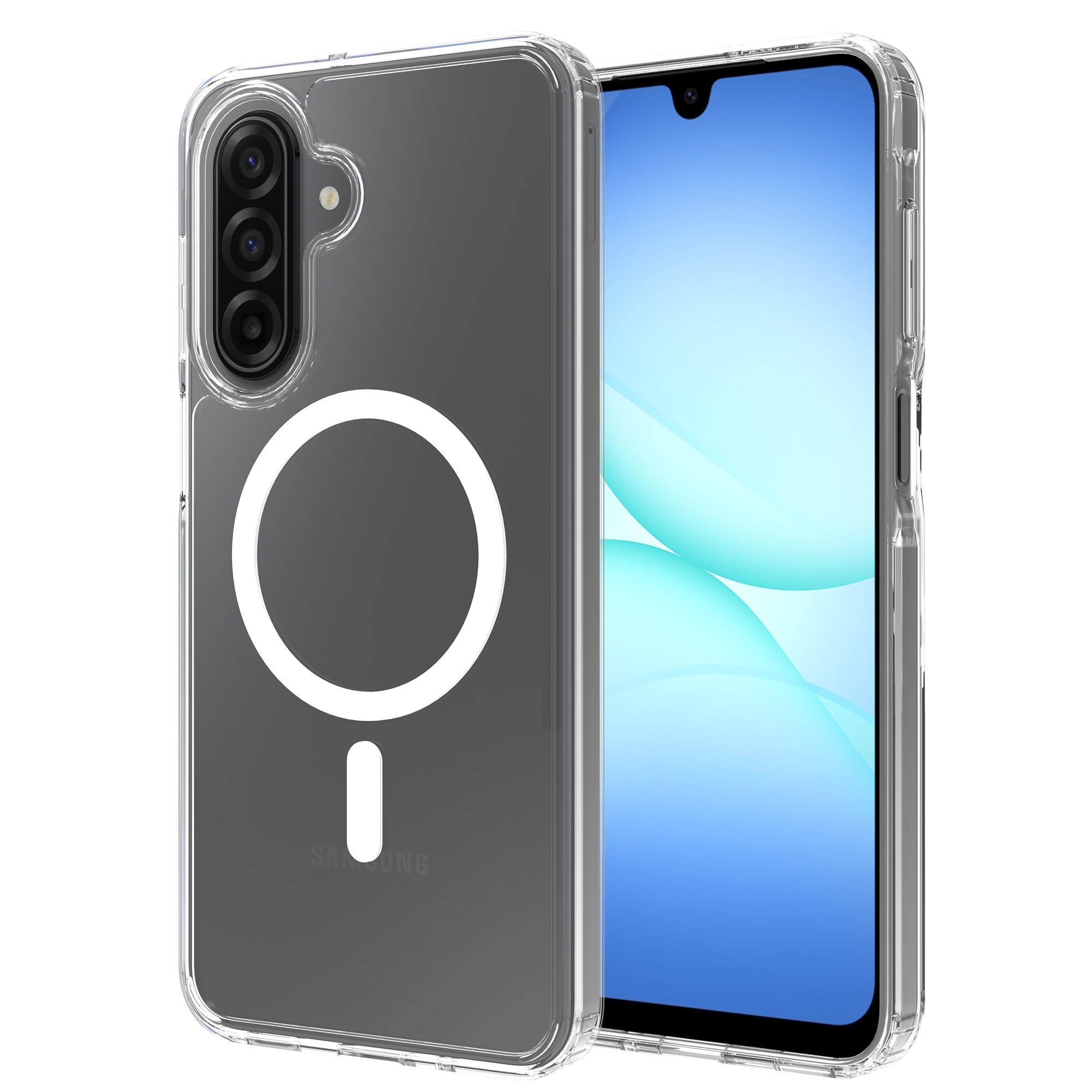 Hybridcase MagSafe Samsung Galaxy A17 Transparant