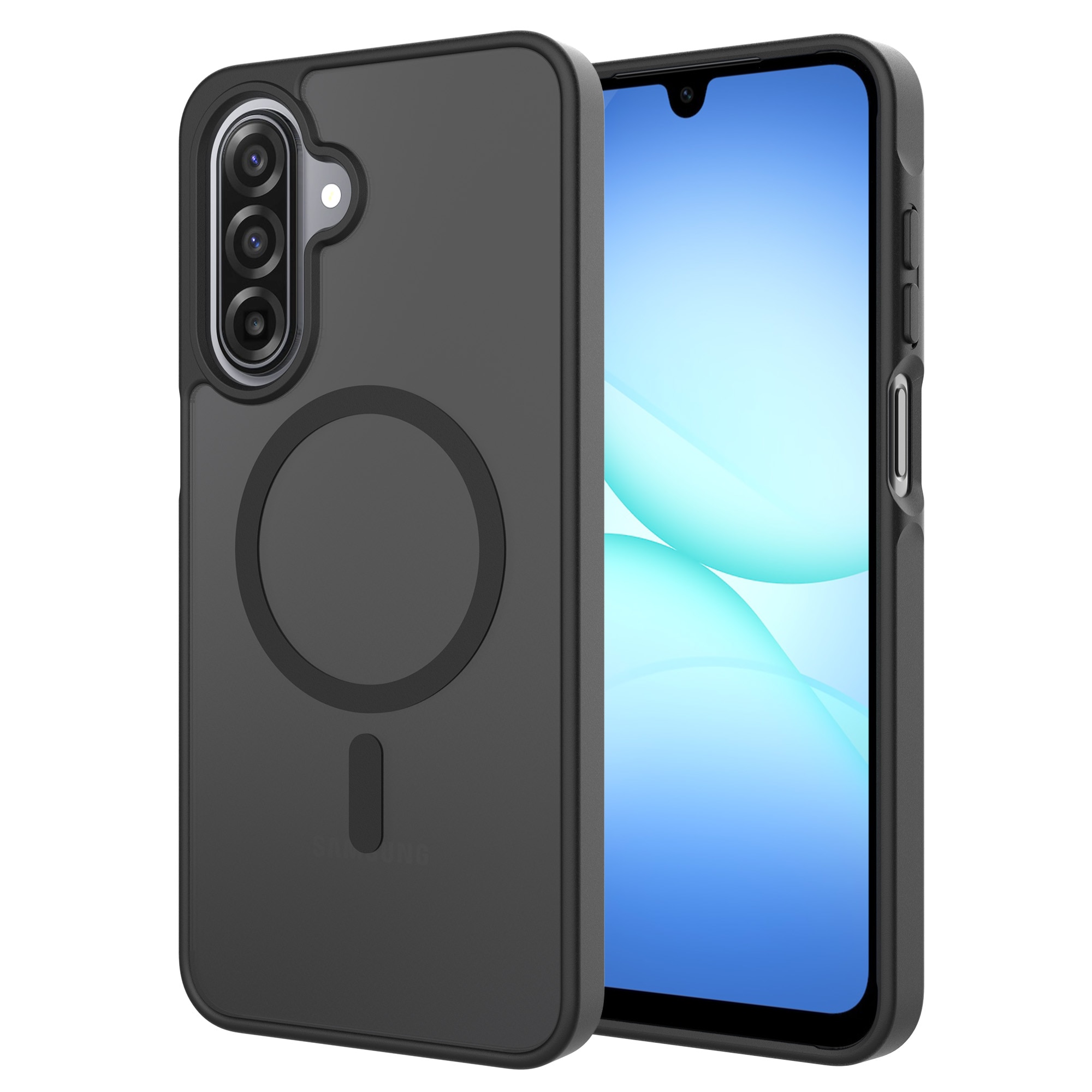 Magnetic Hybrid Hoesje Samsung Galaxy A17 Frosted Black