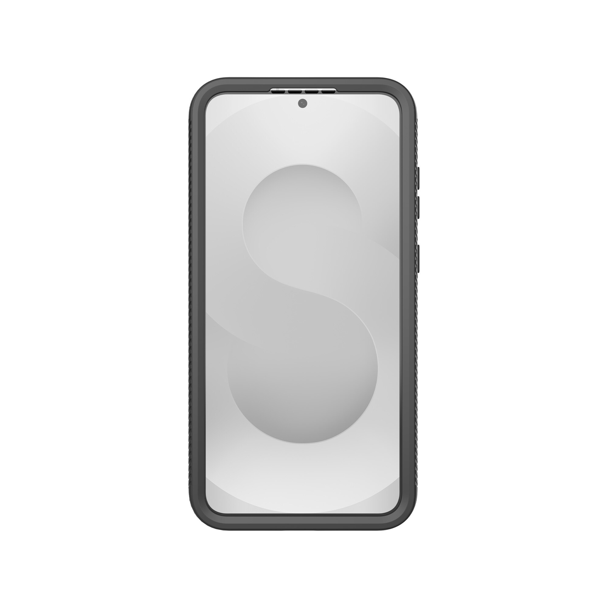 Samsung Galaxy S25 FE Full Protection Case Zwart/transparant