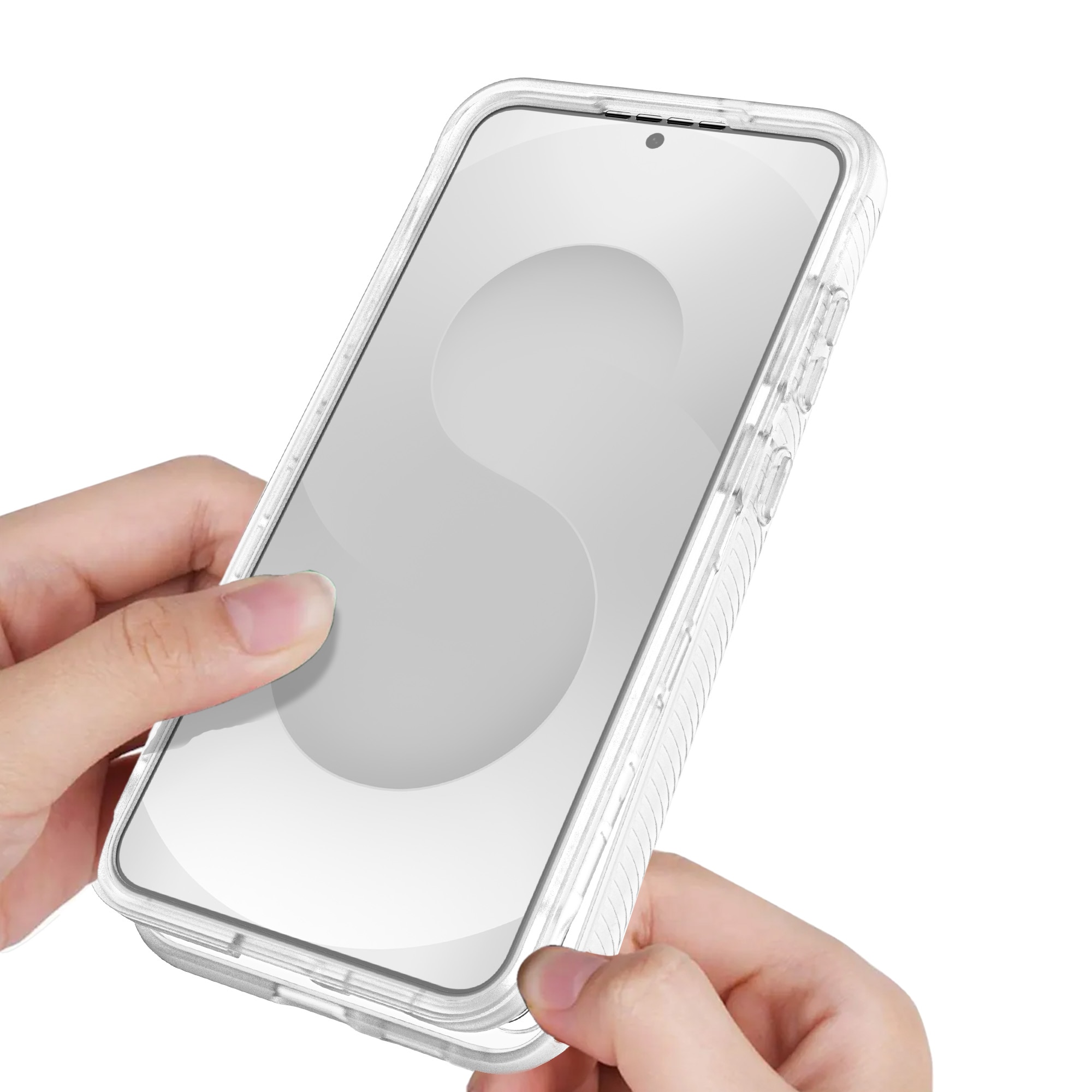 Samsung Galaxy S25 FE Full Protection Case Transparant