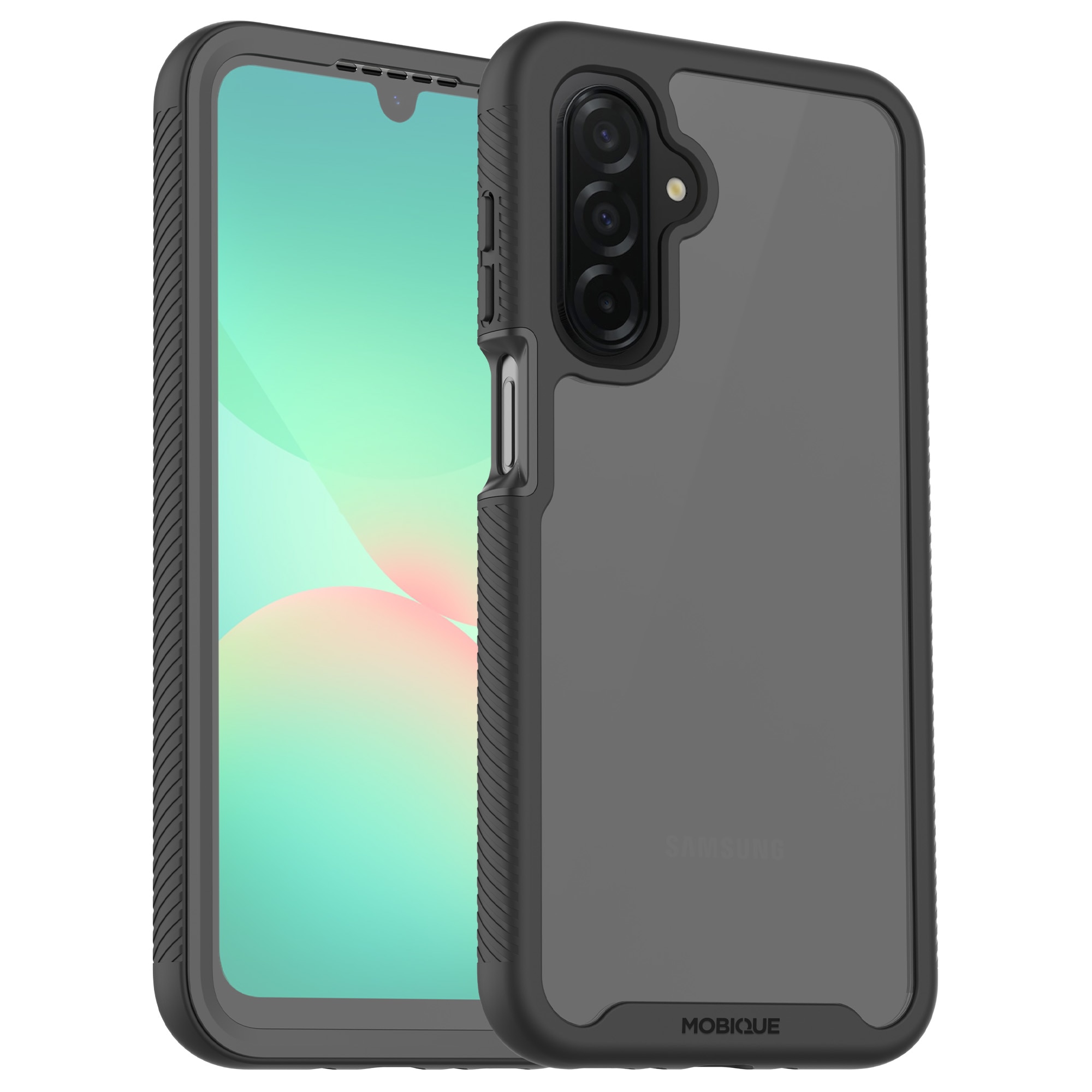 Samsung Galaxy A17 Full Protection Case Zwart/transparant