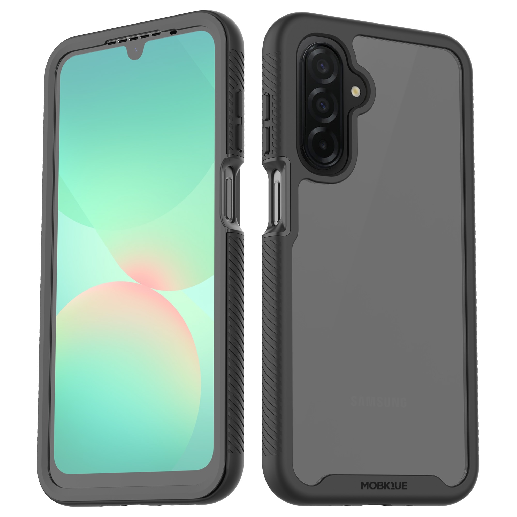 Samsung Galaxy A17 Full Protection Case Zwart/transparant