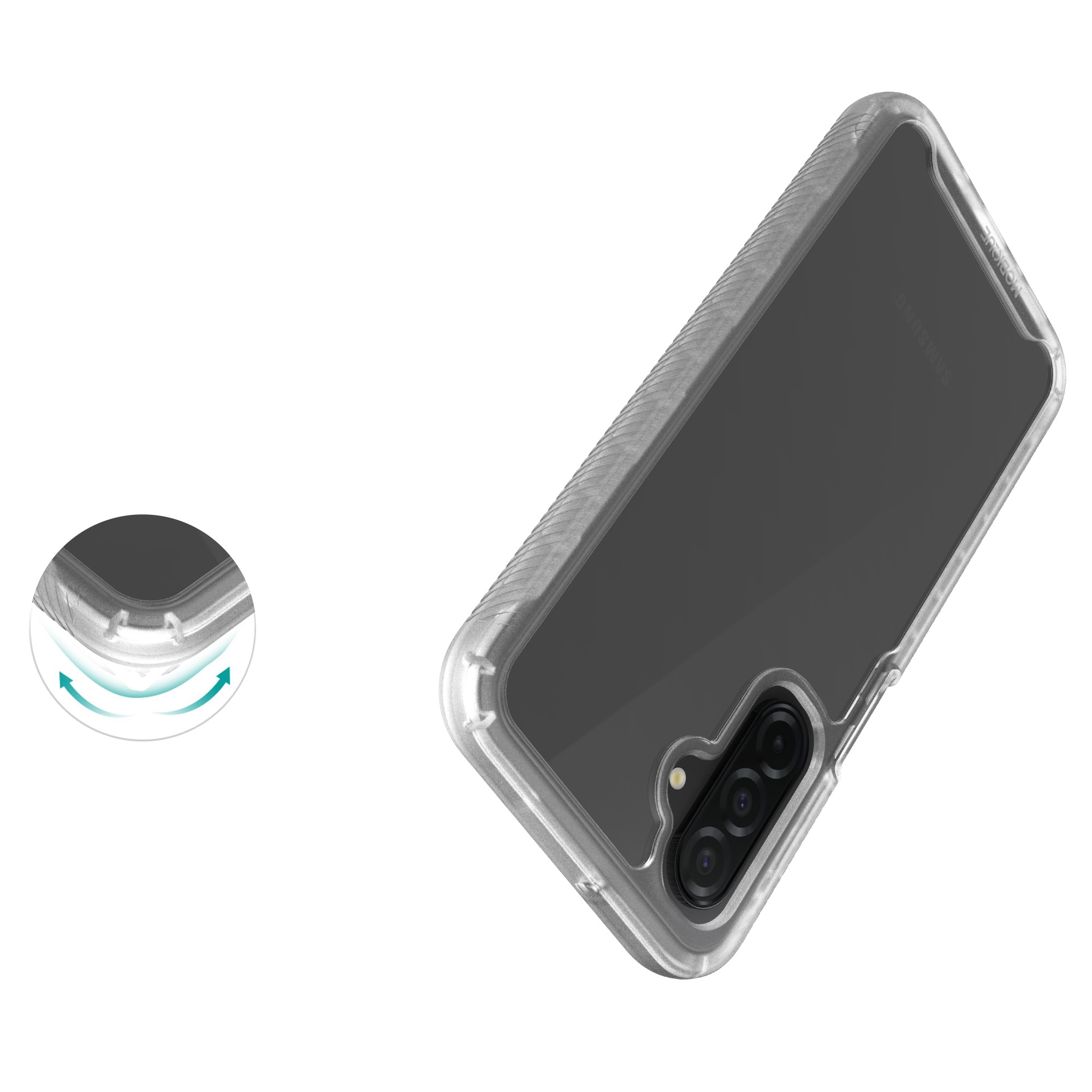 Samsung Galaxy A17 Full Protection Case Transparant