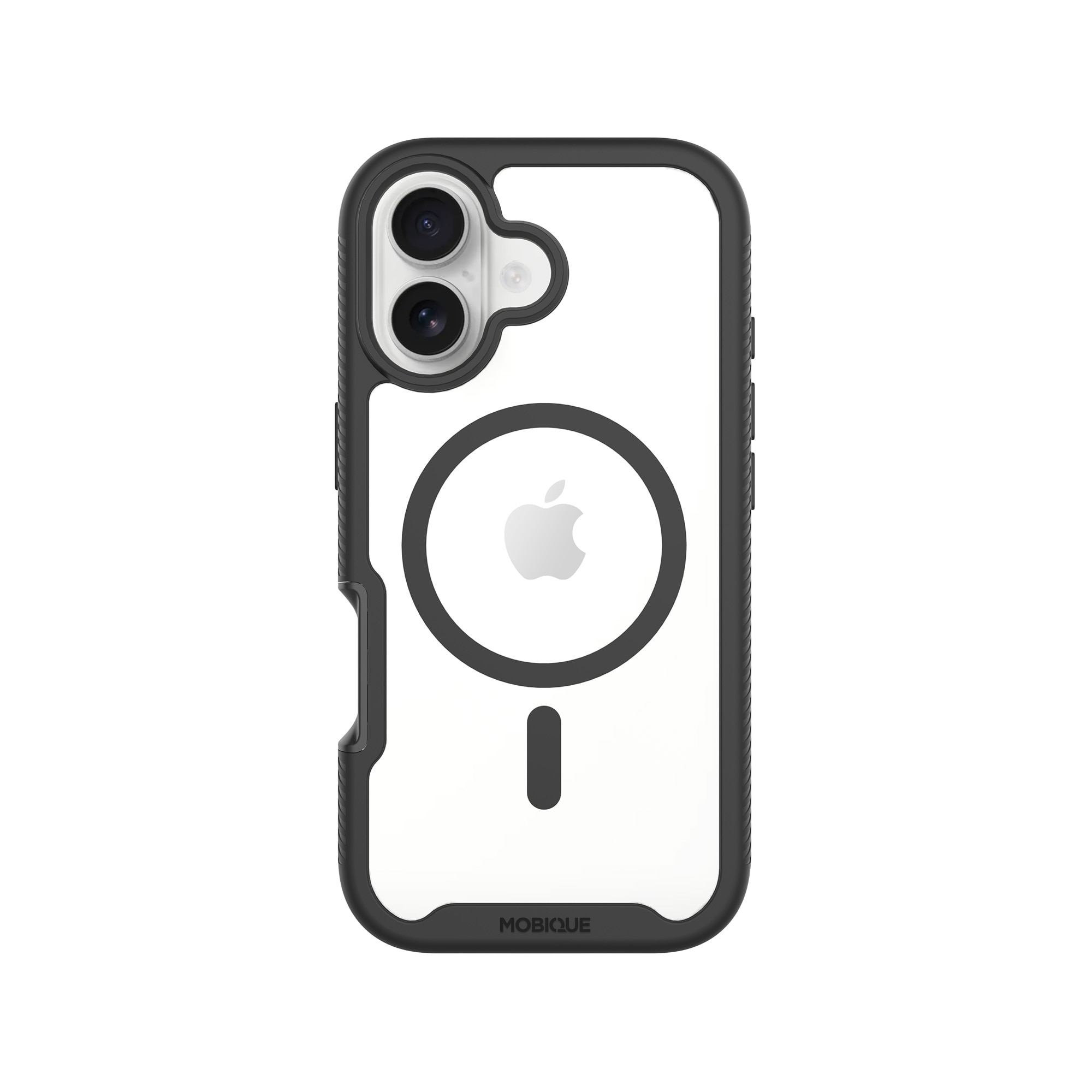 iPhone 17 Full Protection Magnetic Case Zwart/transparant