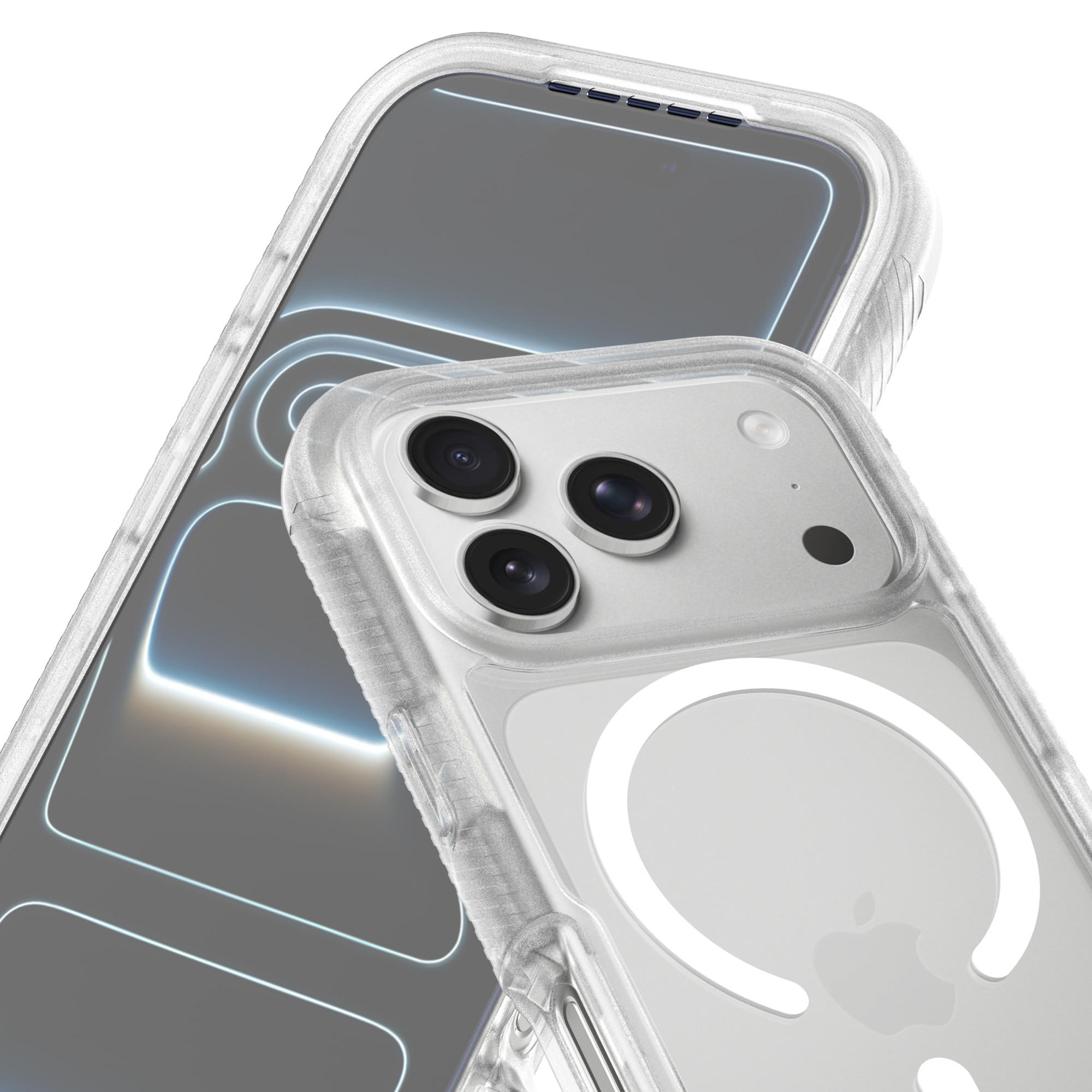 iPhone 17 Pro Full Protection Magnetic Case Transparant
