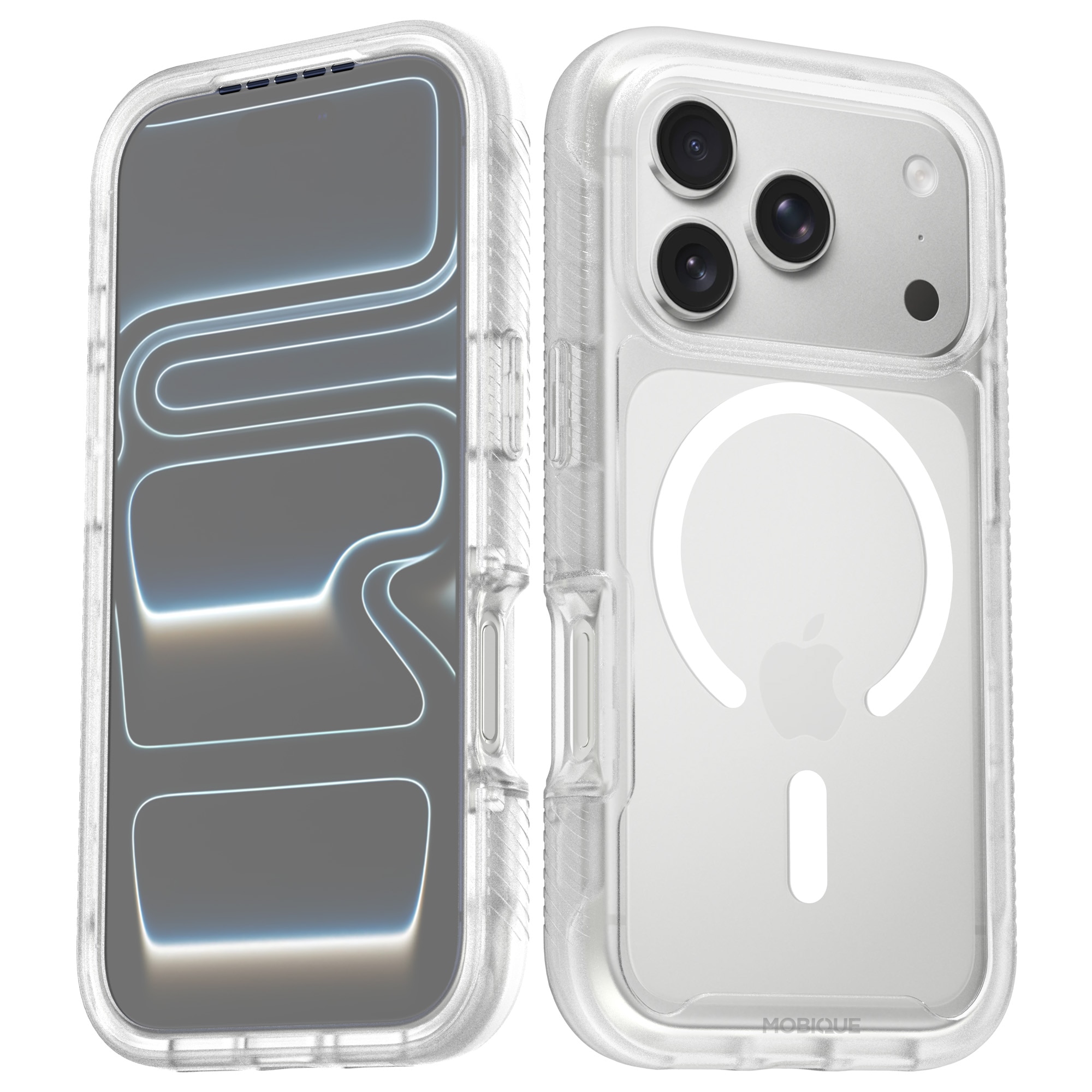 iPhone 17 Pro Full Protection Magnetic Case Transparant
