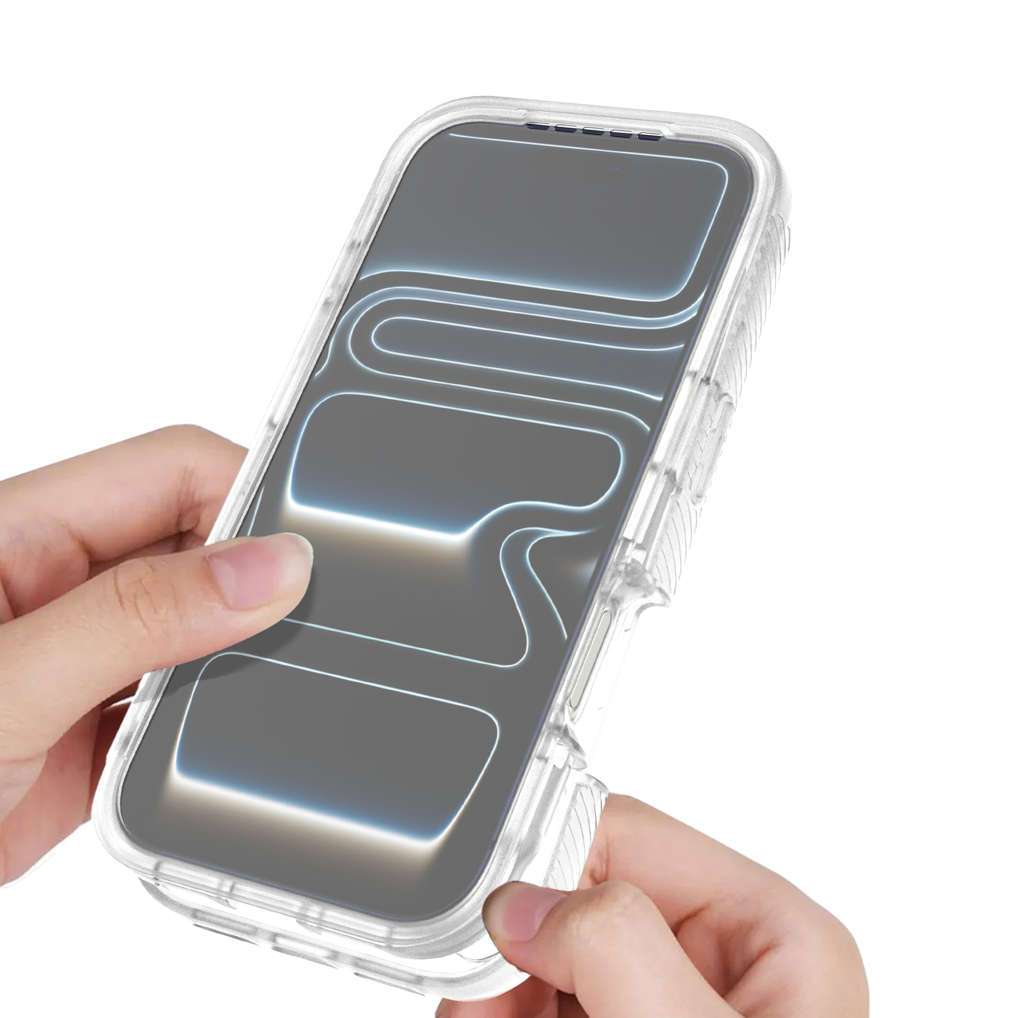 iPhone 17 Pro Full Protection Magnetic Case Transparant