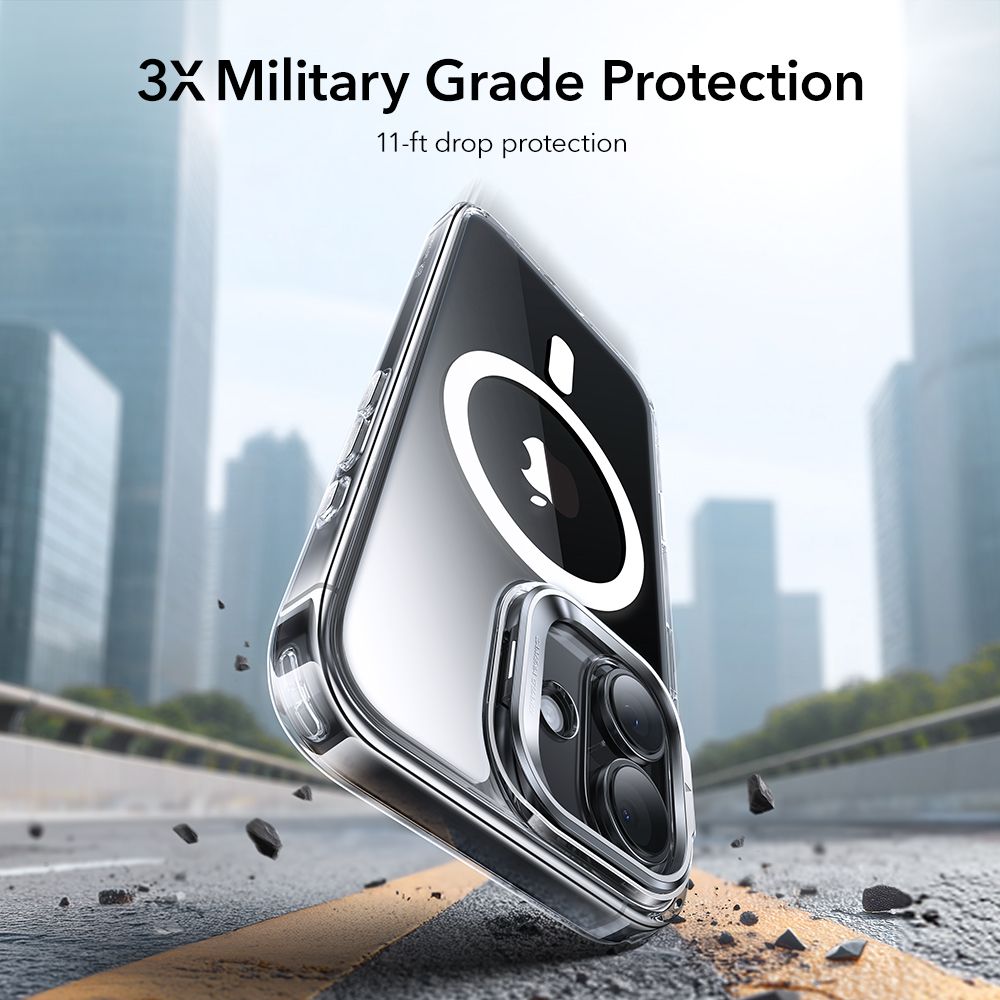 Classic Kickstand HaloLock MagSafe iPhone 17 Transparant