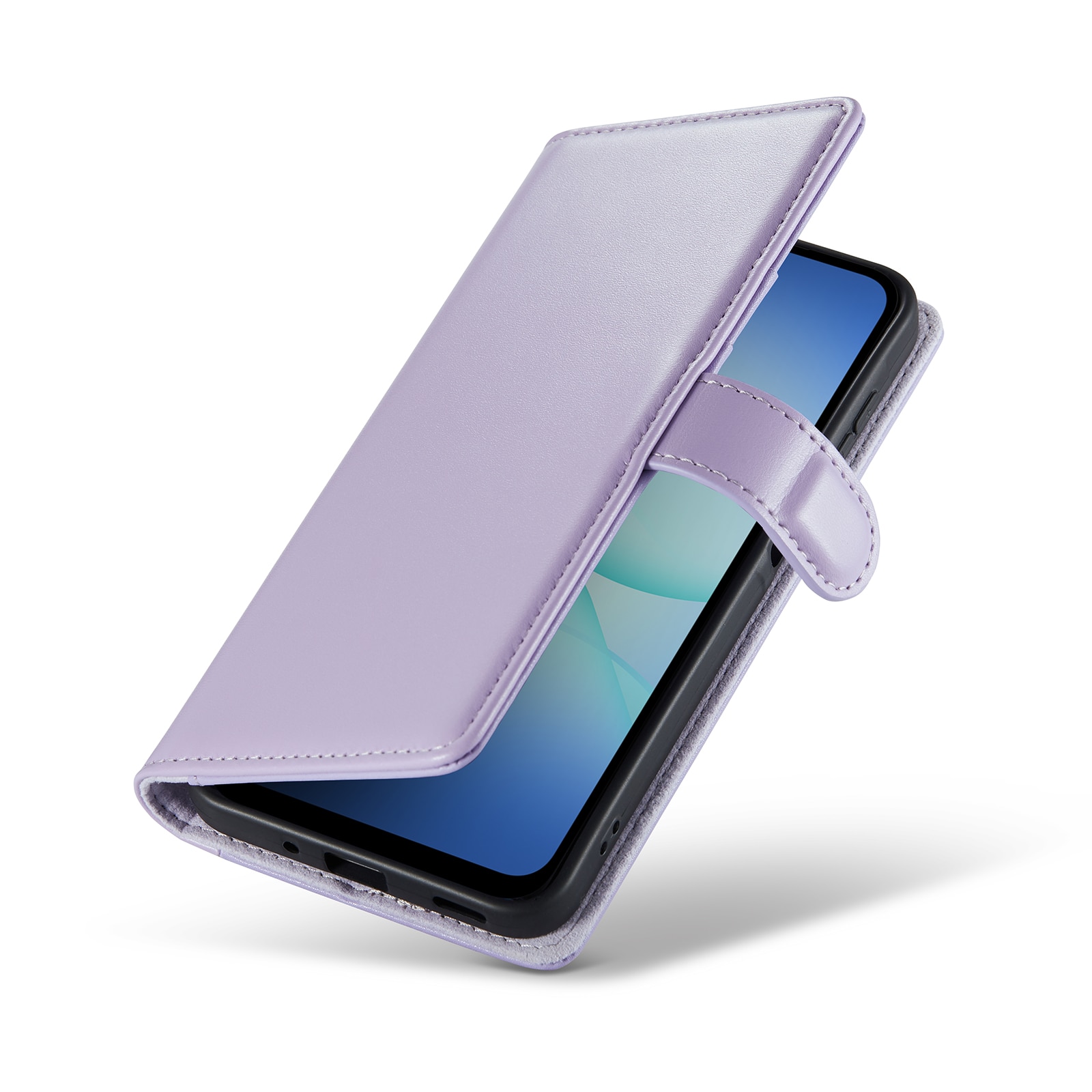 Samsung Galaxy A17 Echt lederen hoesje Paars