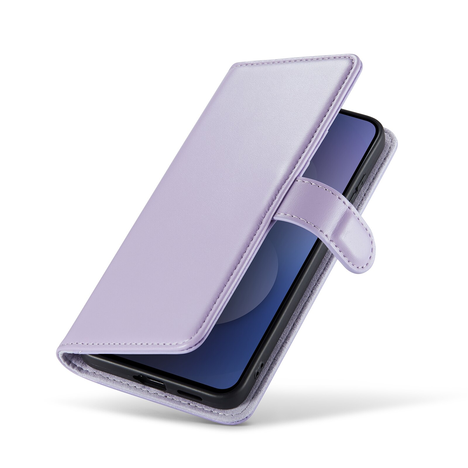 Samsung Galaxy S25 FE Echt lederen hoesje Paars
