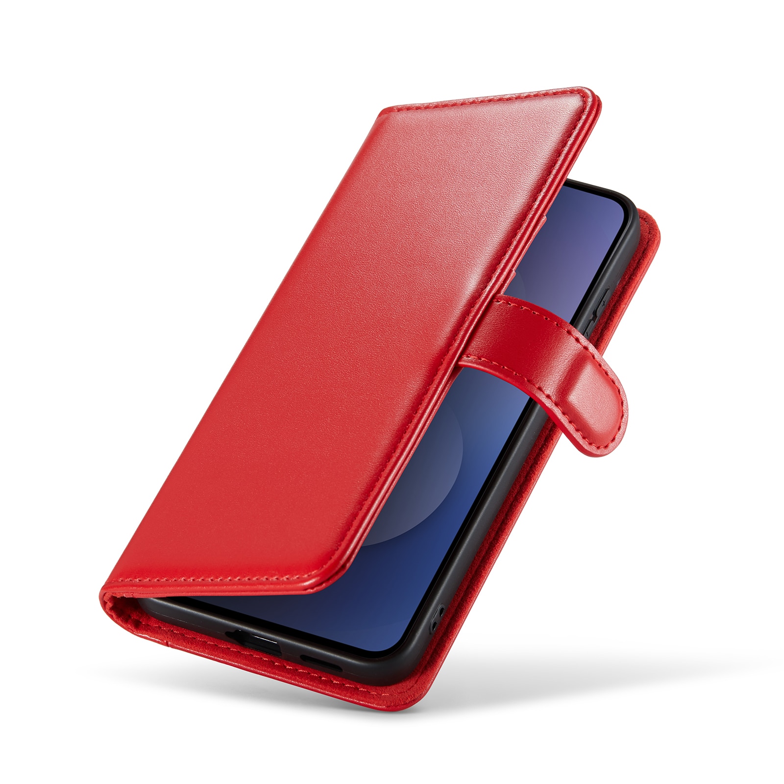 Samsung Galaxy S25 FE Echt lederen hoesje Rood