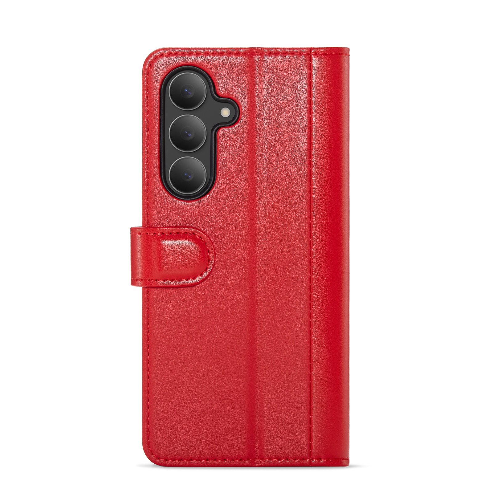 Samsung Galaxy S25 FE Echt lederen hoesje Rood