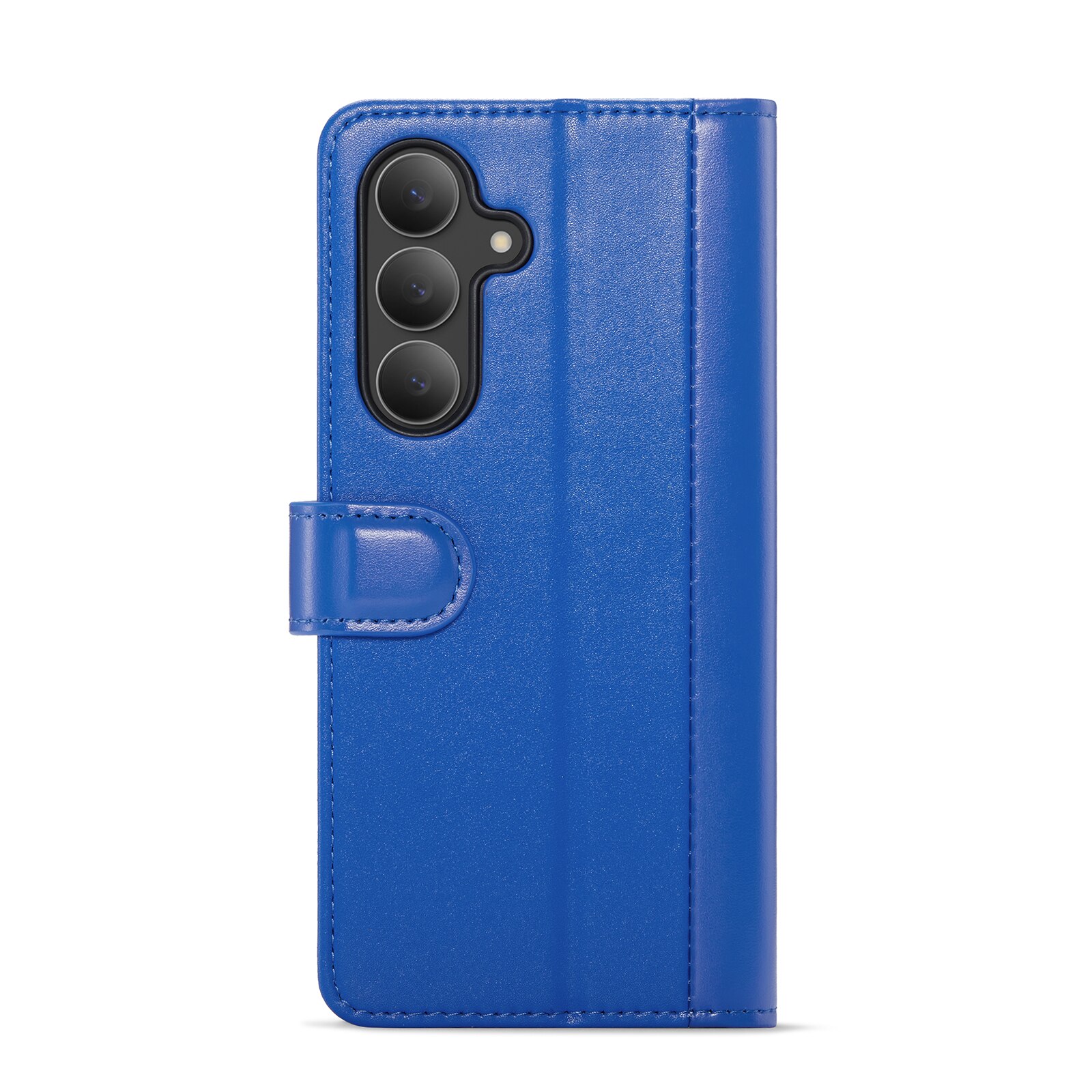 Samsung Galaxy S25 FE Echt lederen hoesje Blauw