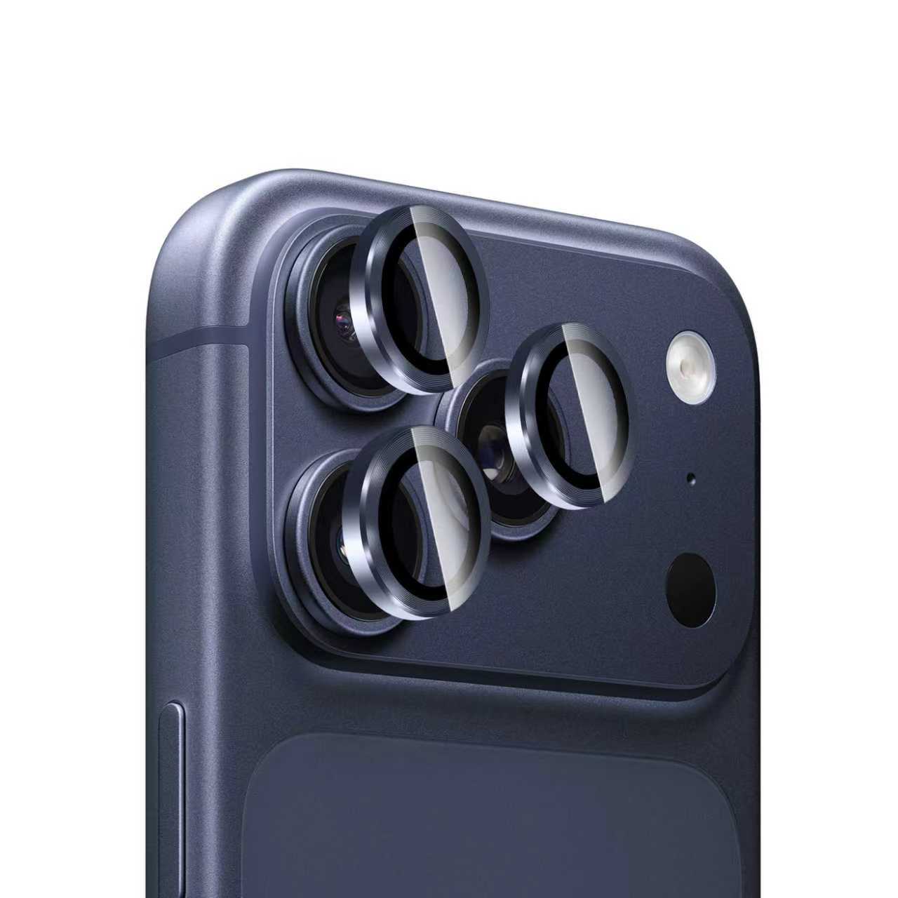 Lensbeschermer Metaal iPhone 17 Pro Max, Blauw