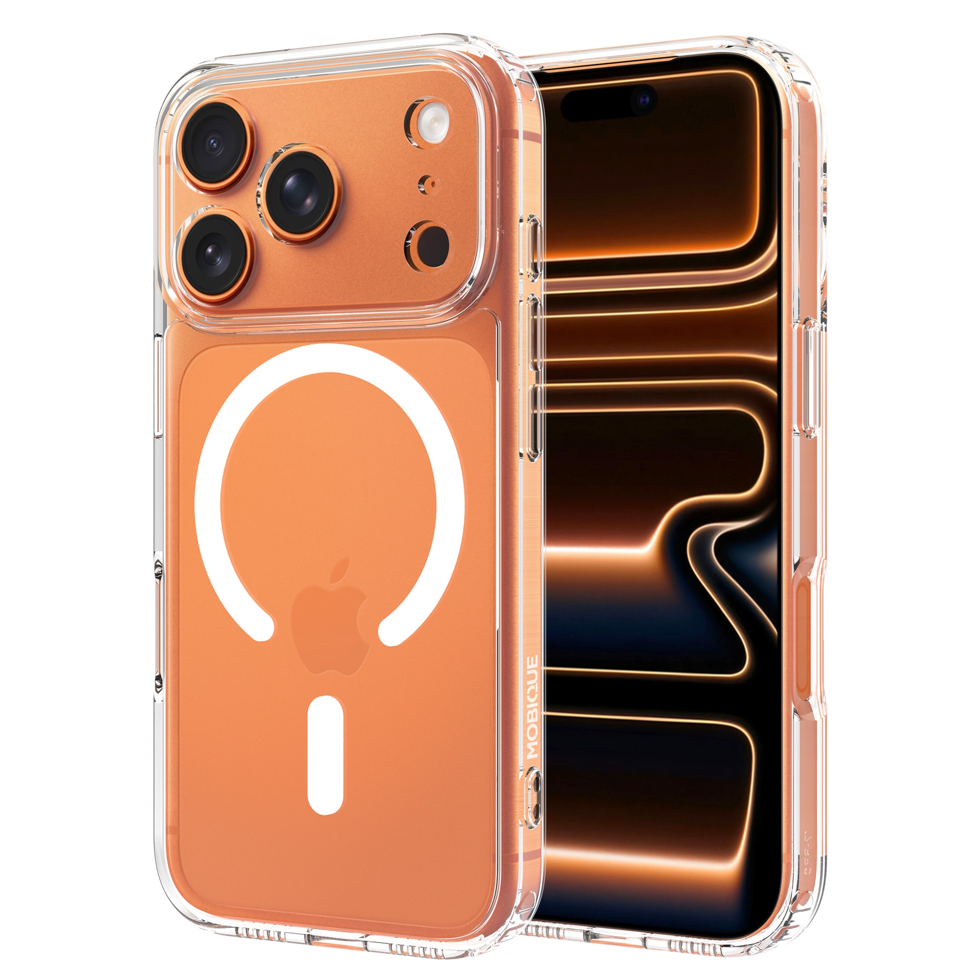 Hybridcase MagSafe iPhone 17 Pro Max Transparant