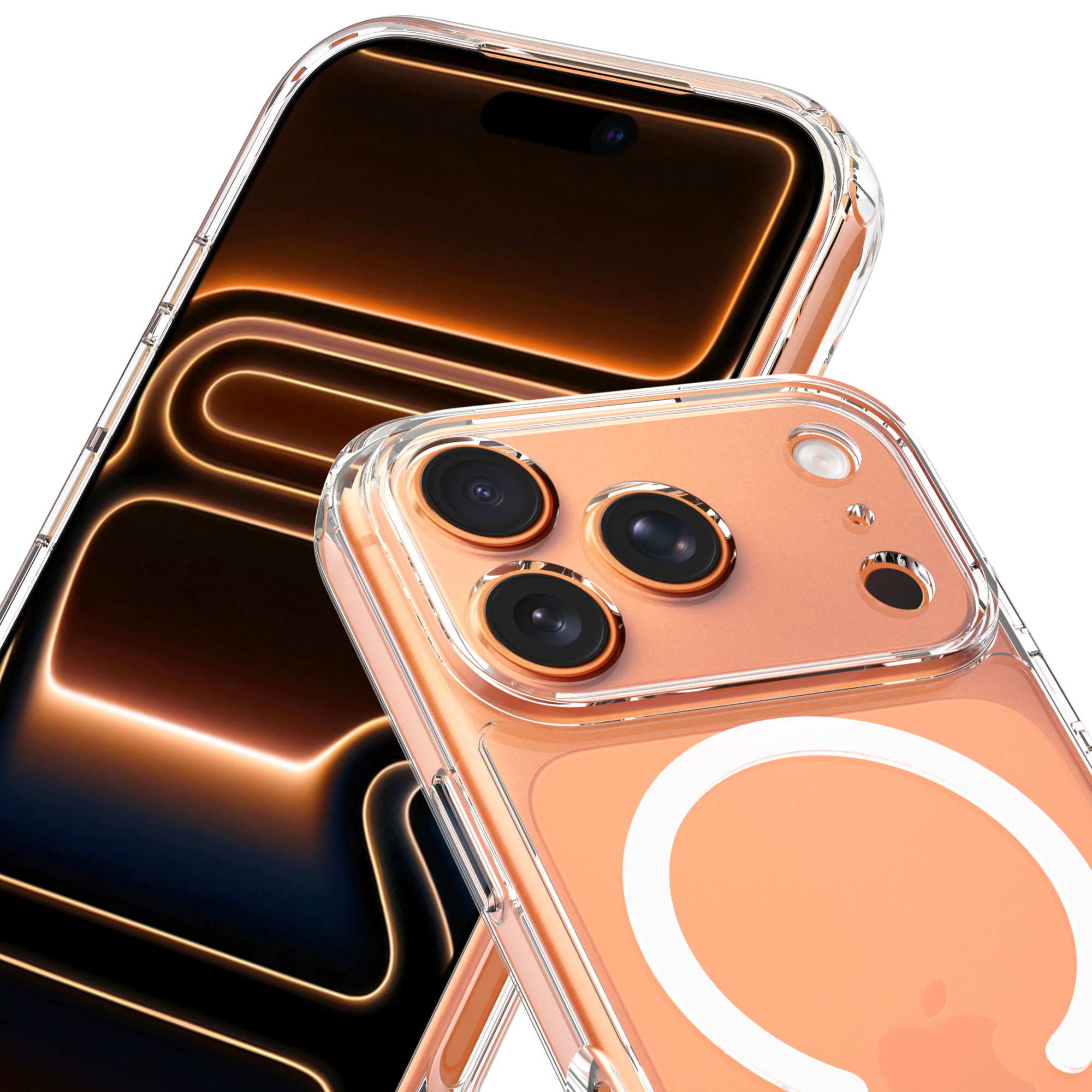 Hybridcase MagSafe iPhone 17 Pro Max Transparant