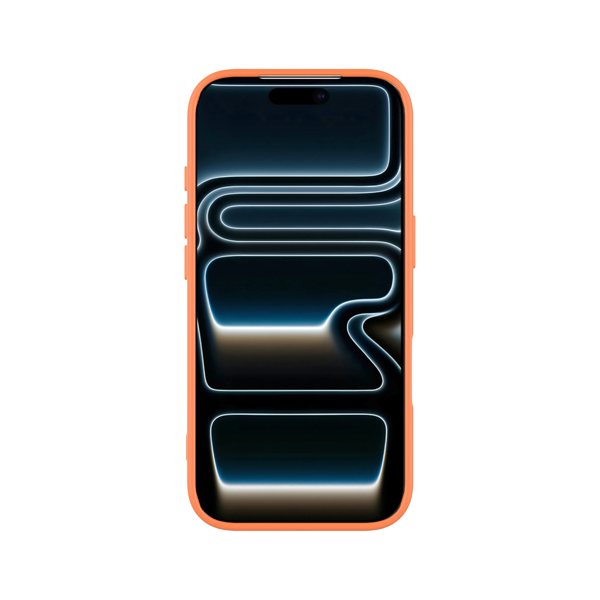 Magnetic Hybrid Hoesje iPhone 17 Pro Max Frosted Orange