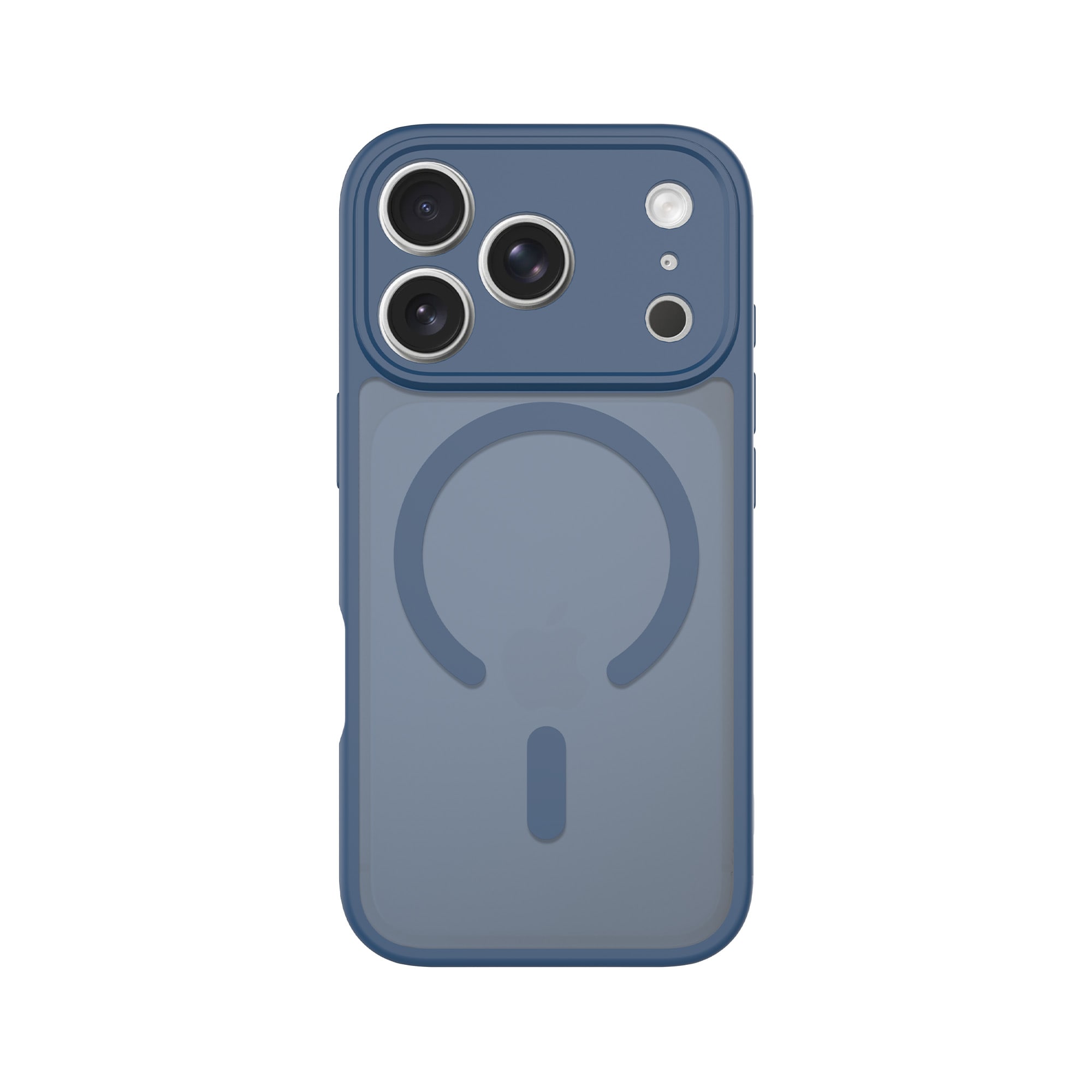 Magnetic Hybrid Hoesje iPhone 17 Pro Max Dark Blue